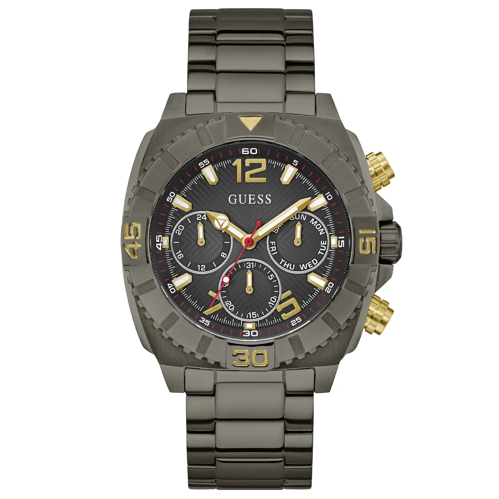 Relógio Guess Mens Sport Masculino Aço Preto