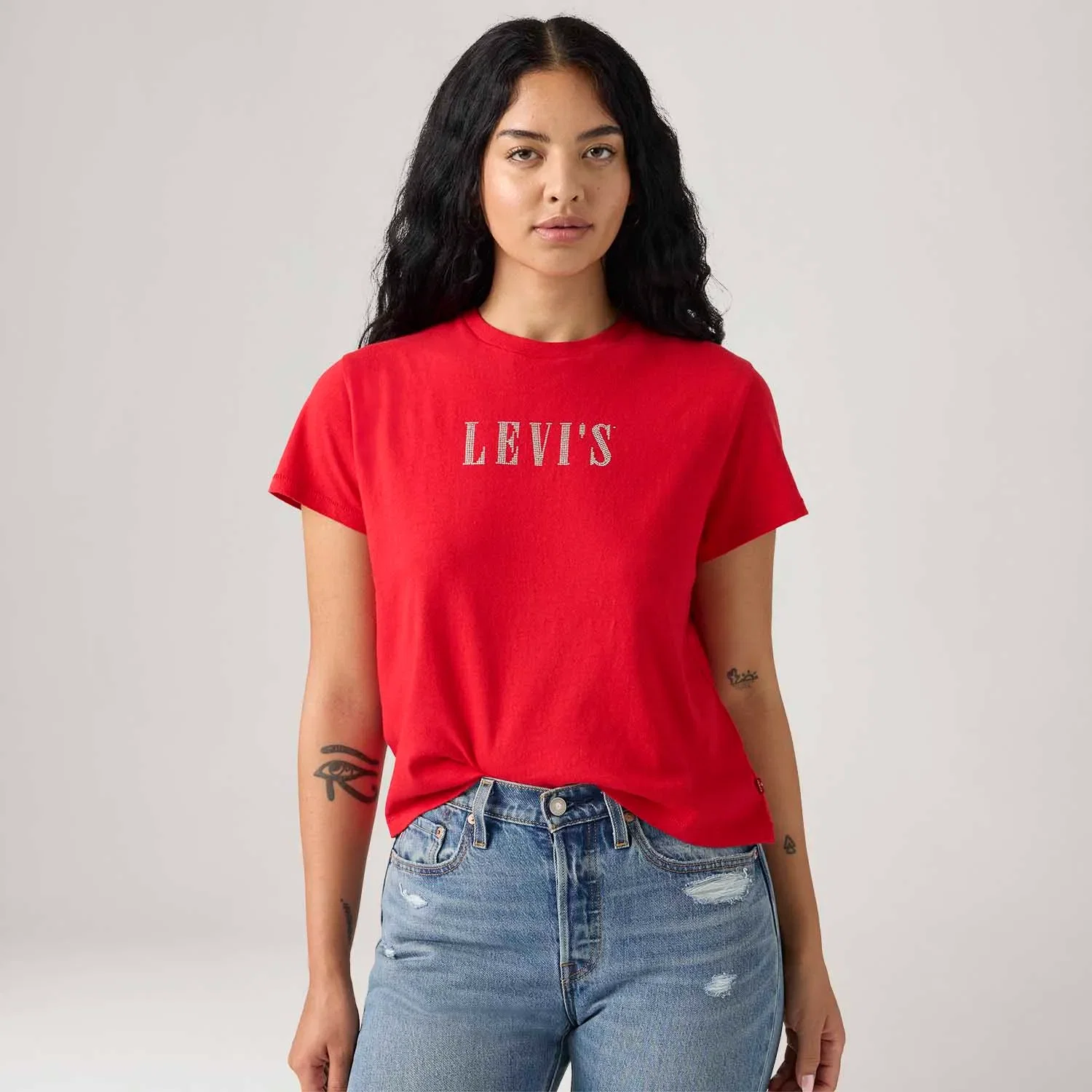 Camiseta Levi's® Graphic Classic Vermelha Manga Curta — imagem 1