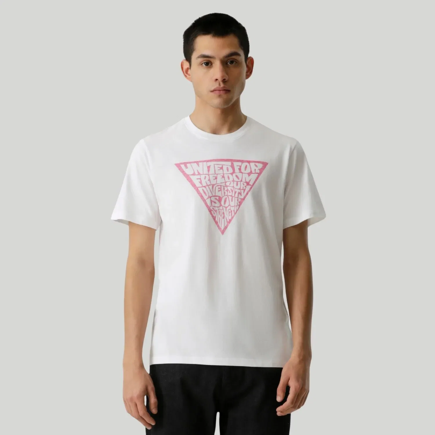Camiseta Levi's® Community Branca Manga Curta — imagem 1