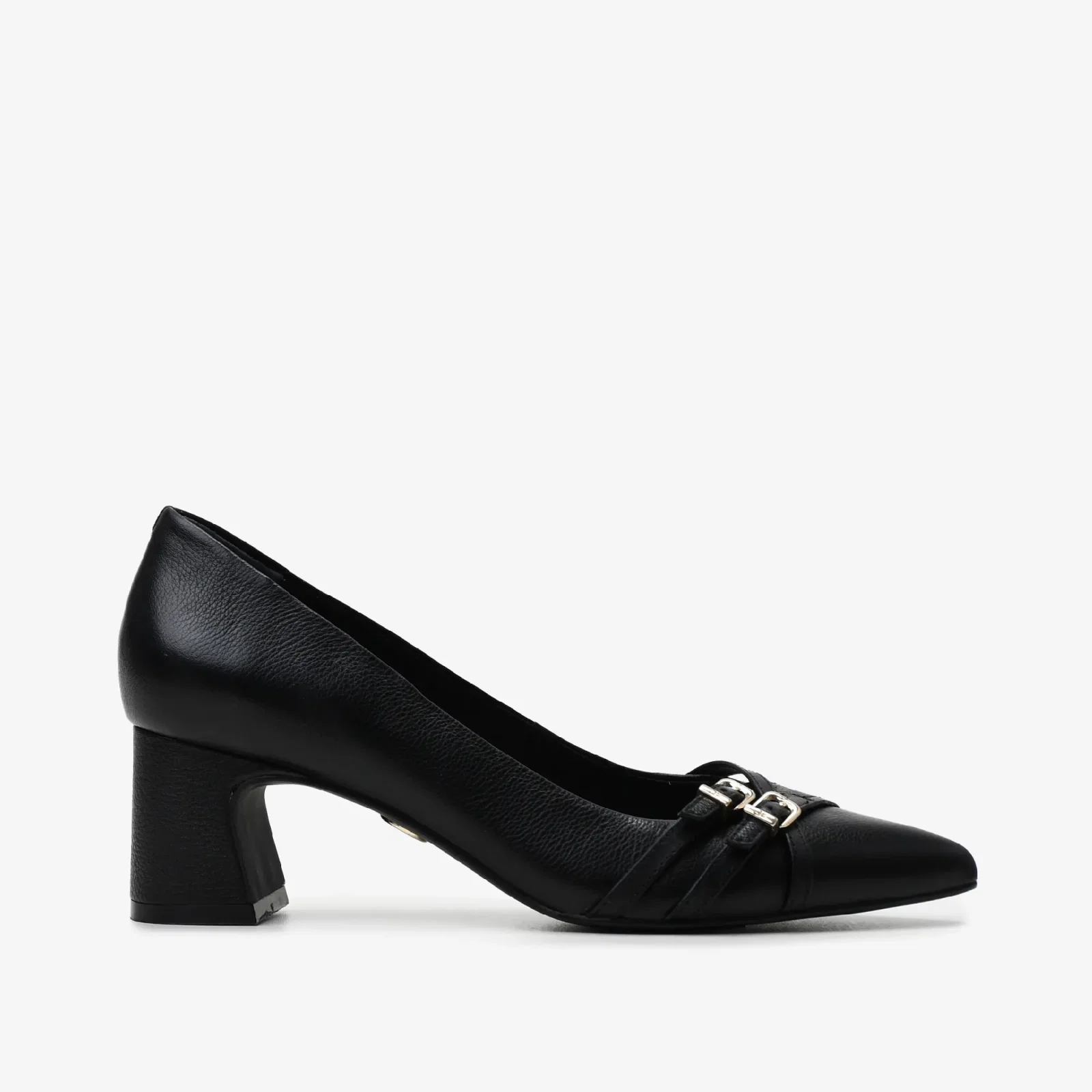 Scarpin Preto Couro