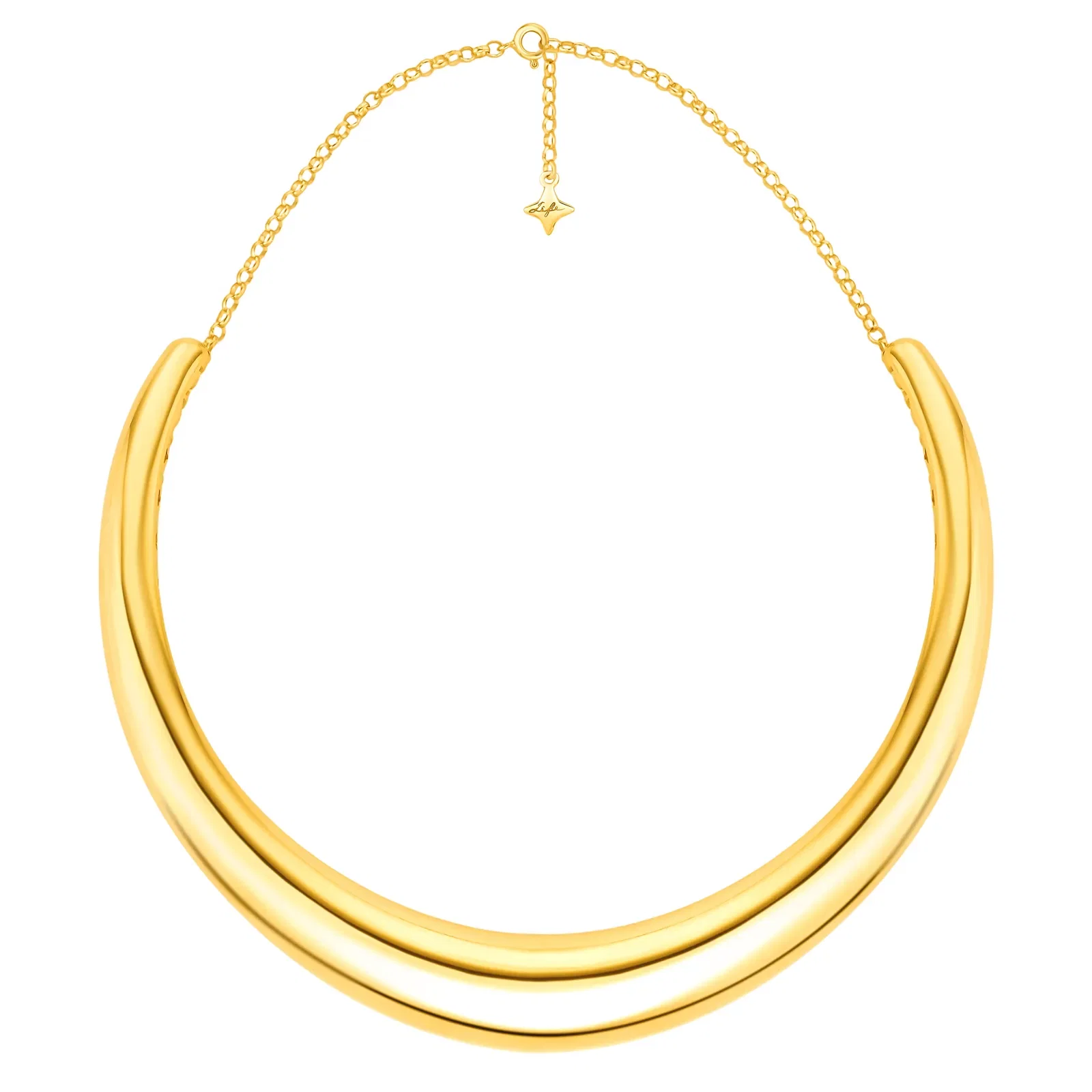 Colar Life Galaxy em Prata 925 com Banho de Ouro Amarelo 18k, 50cm — imagem 1