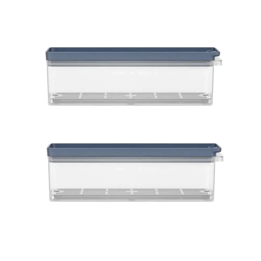 Kit 2 Organizadores de Geladeira Electrolux Experience com Escorredor 2,3L