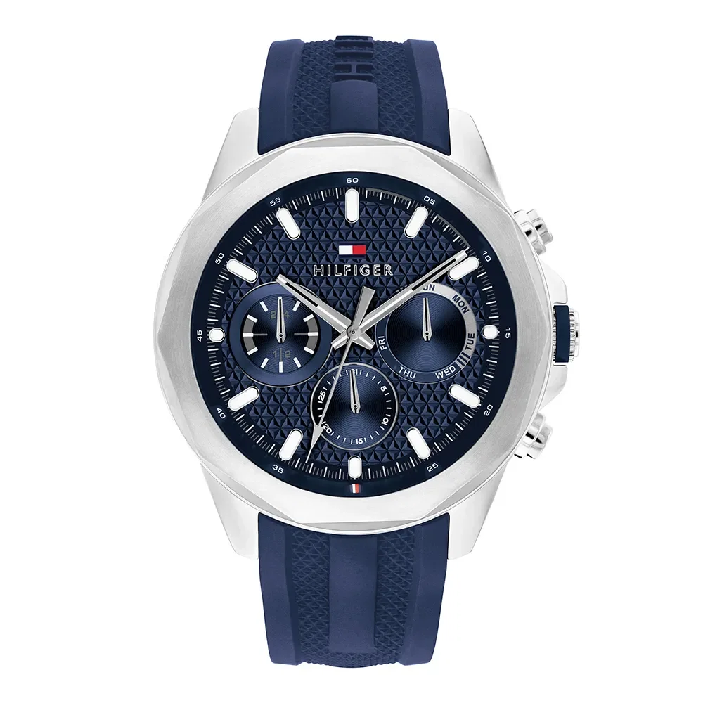 Relógio Tommy Hilfiger Masculino Borracha Azul 1710649