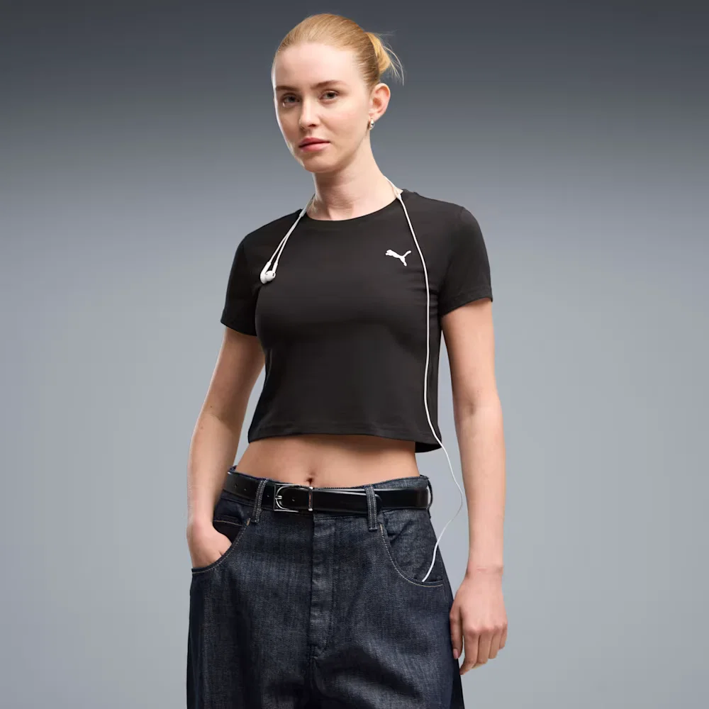 Camiseta Baby Look Wardrobe ESS Feminina