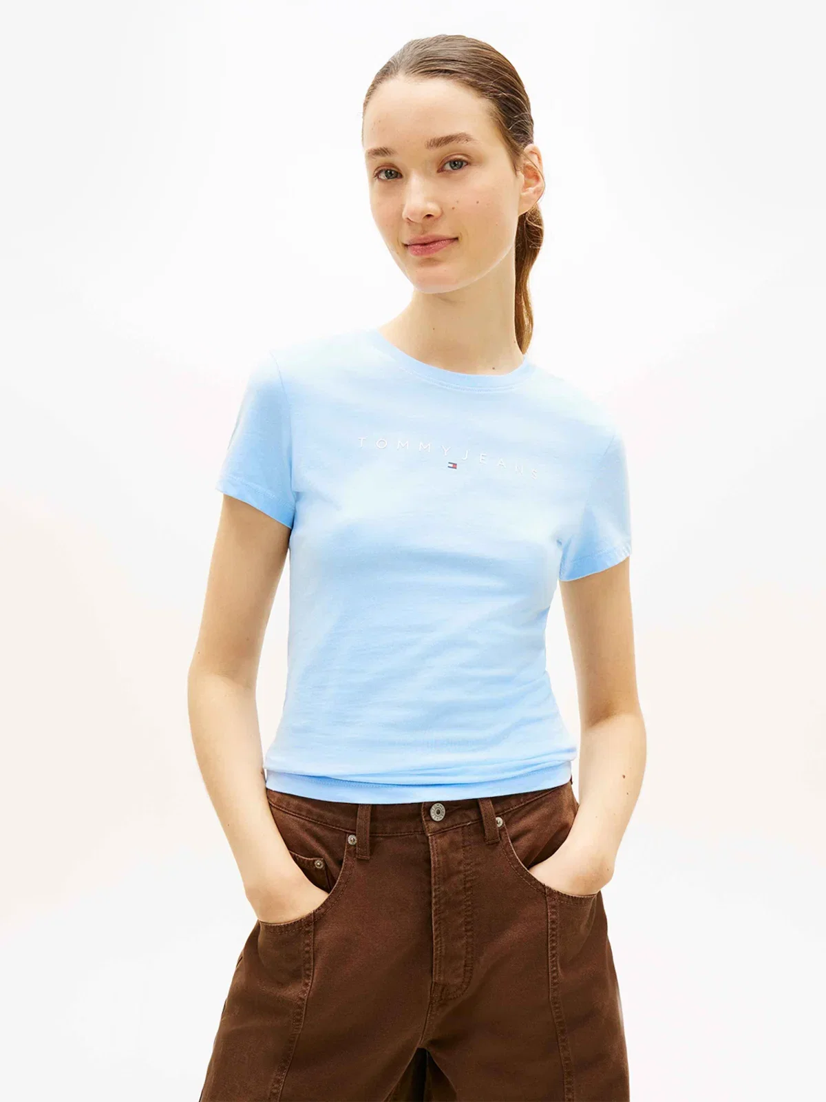 Camiseta Slim Logo Linear — imagem 1