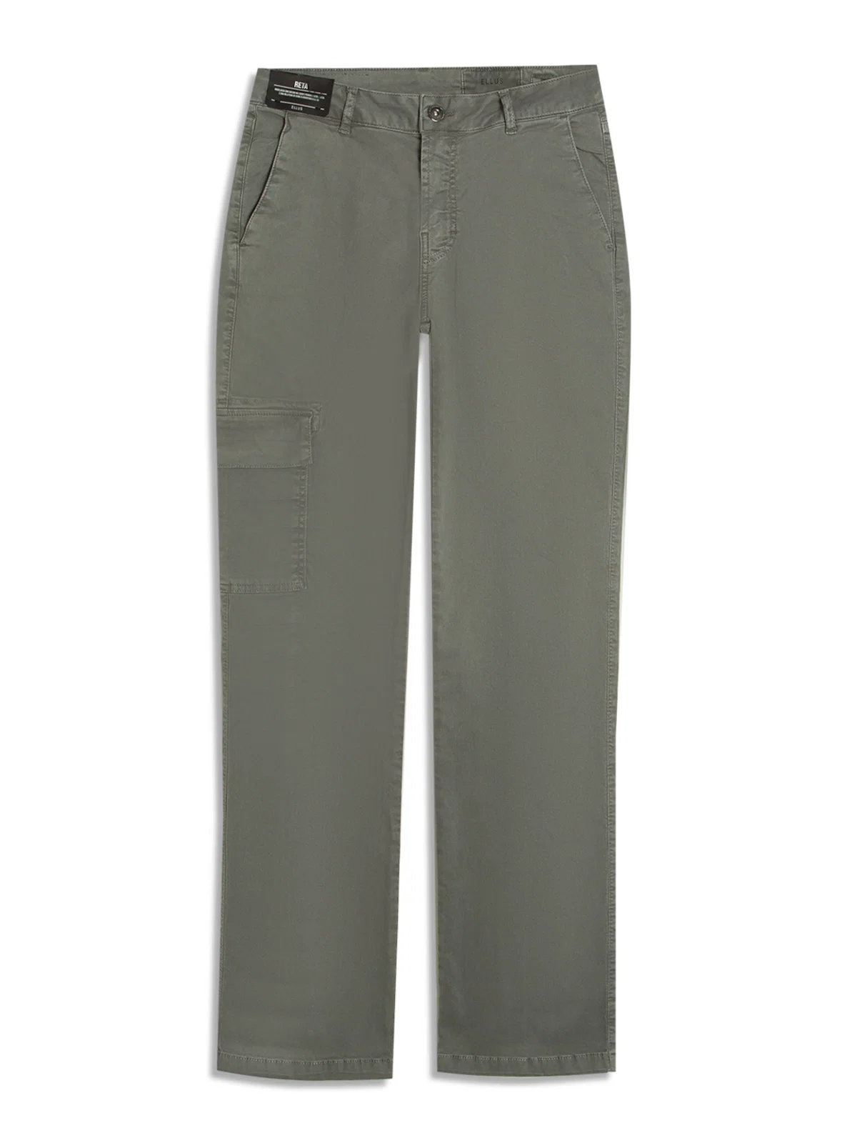 Calça Color Twill Power Reta Cargo Verde Oliva — imagem 1