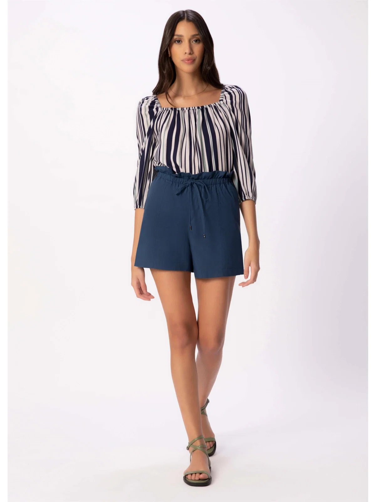 Short Tricoline Lake Clochard Dark Navy — imagem 1