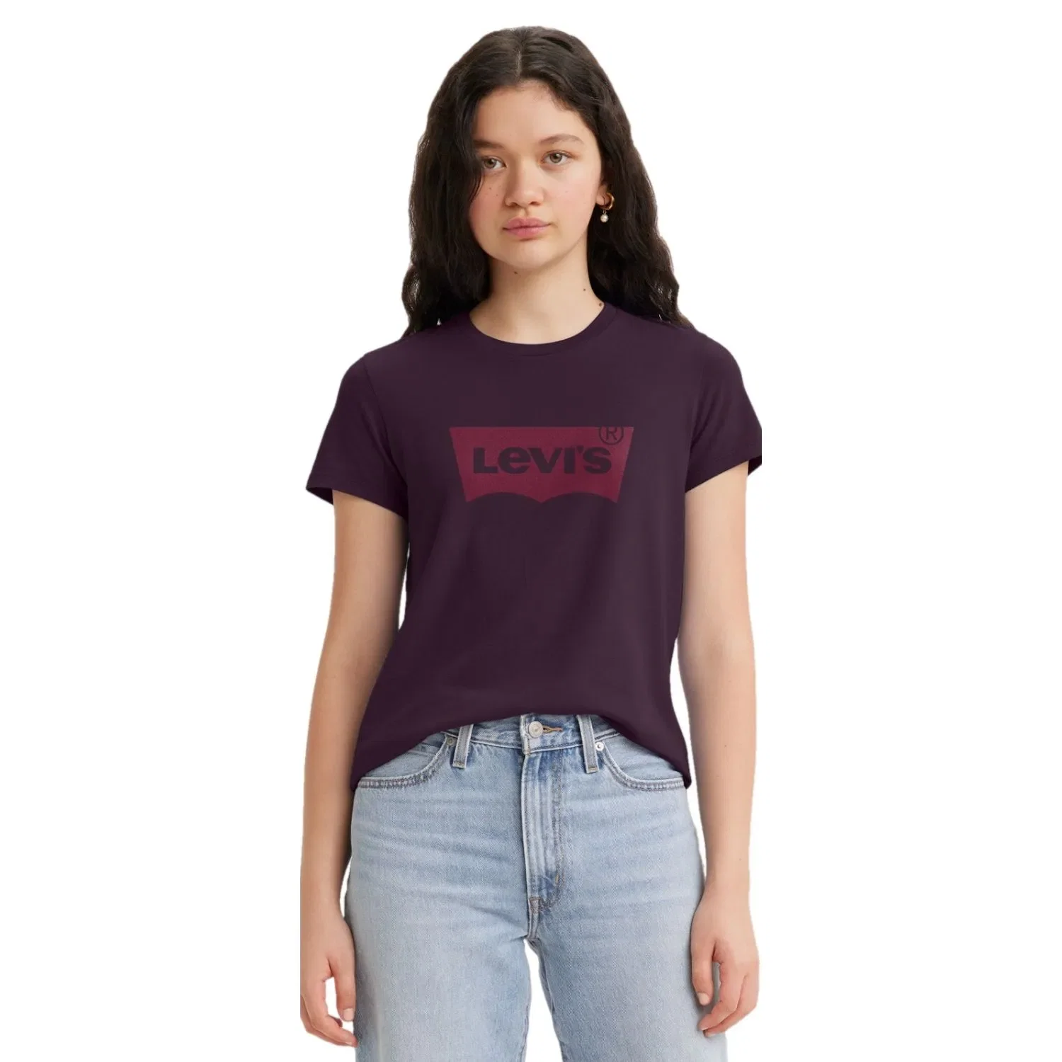 Camiseta Levi'S® The Perfect Branca Manga Curta — imagem 1