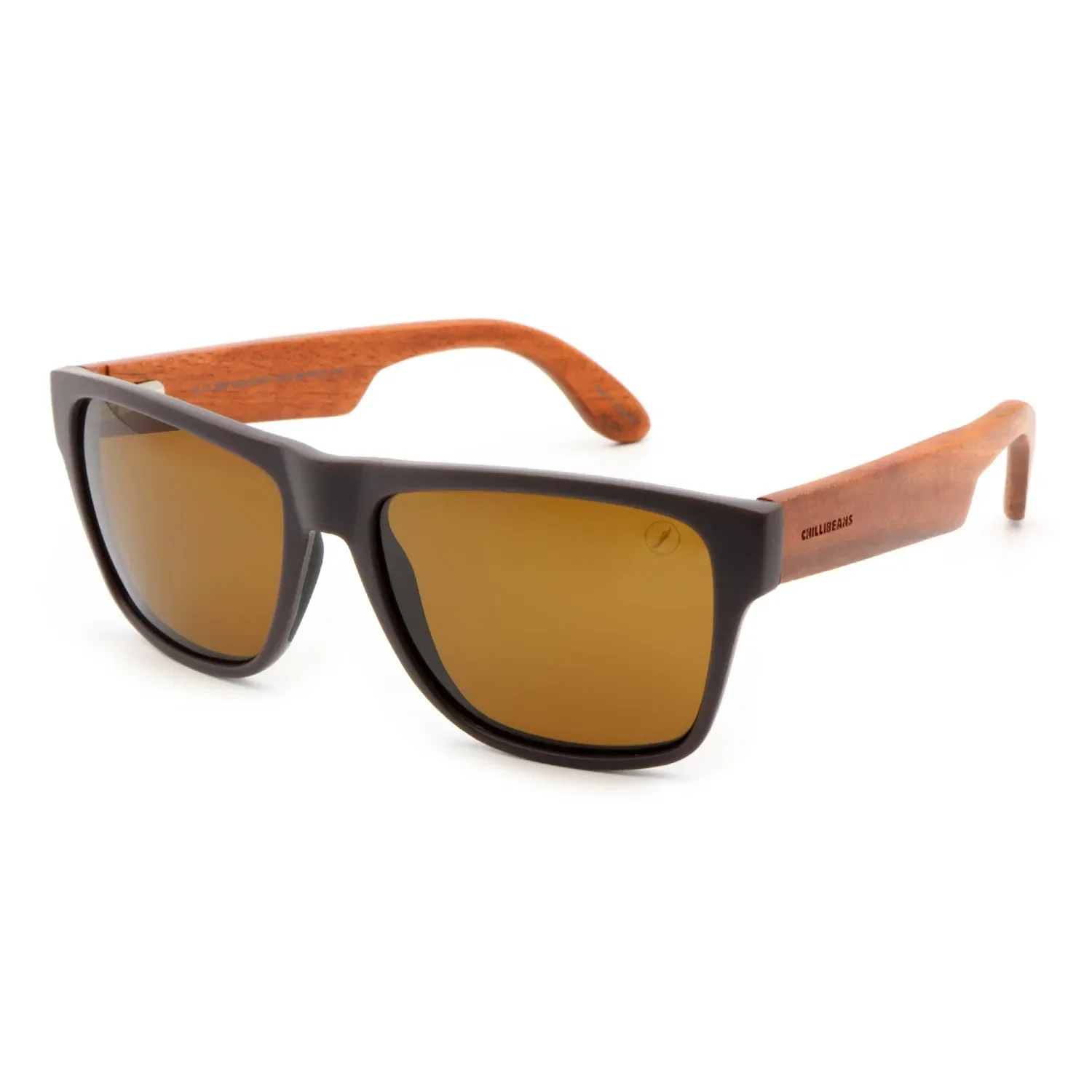 Óculos de Sol Masculino Chilli Beans Quadrado Marrom — imagem 1