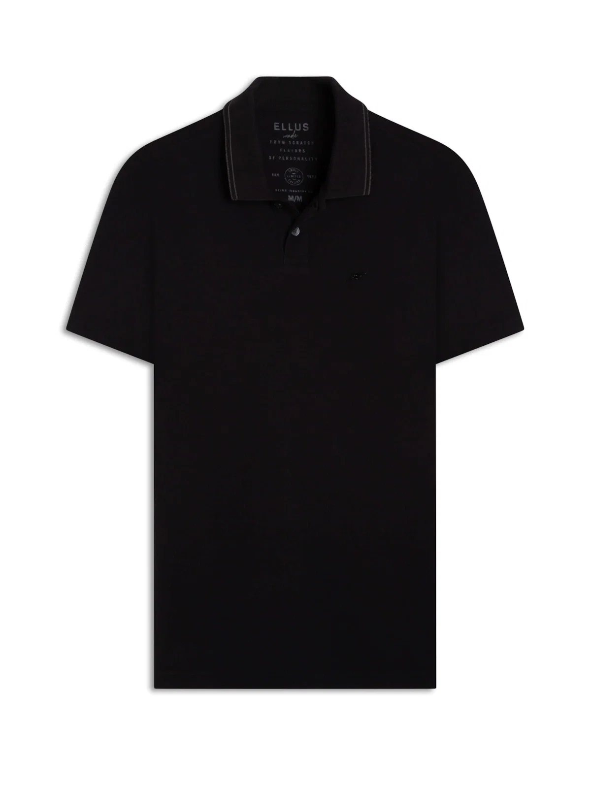 Polo Eass Piquet Frisos Preto — imagem 1