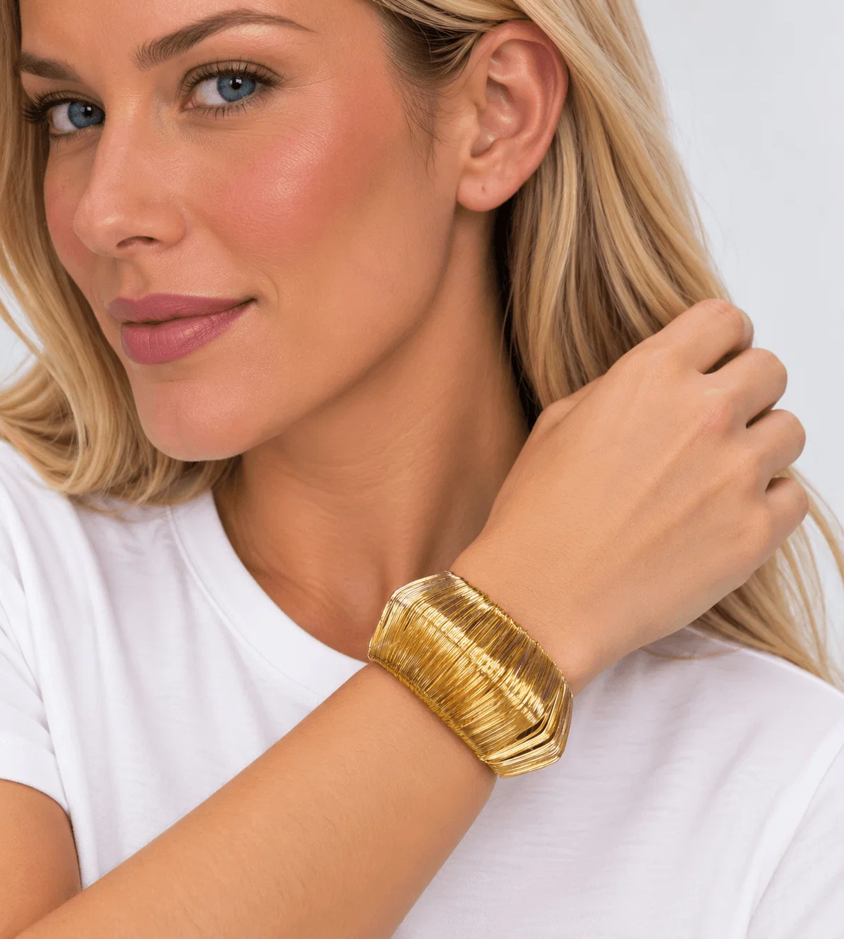 Bracelete Aberto - Dourado