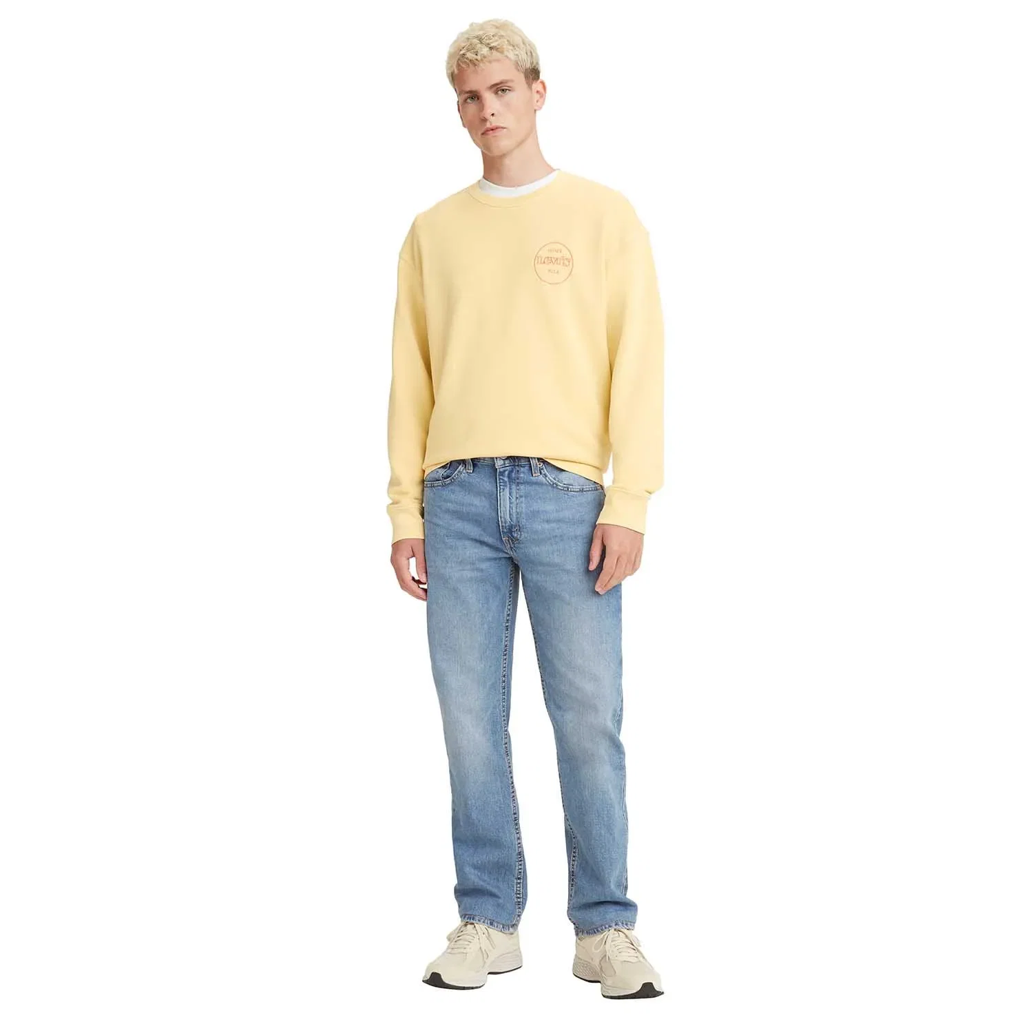 Calça Jeans Levi's® 514® Straight Lavagem Clara — imagem 1