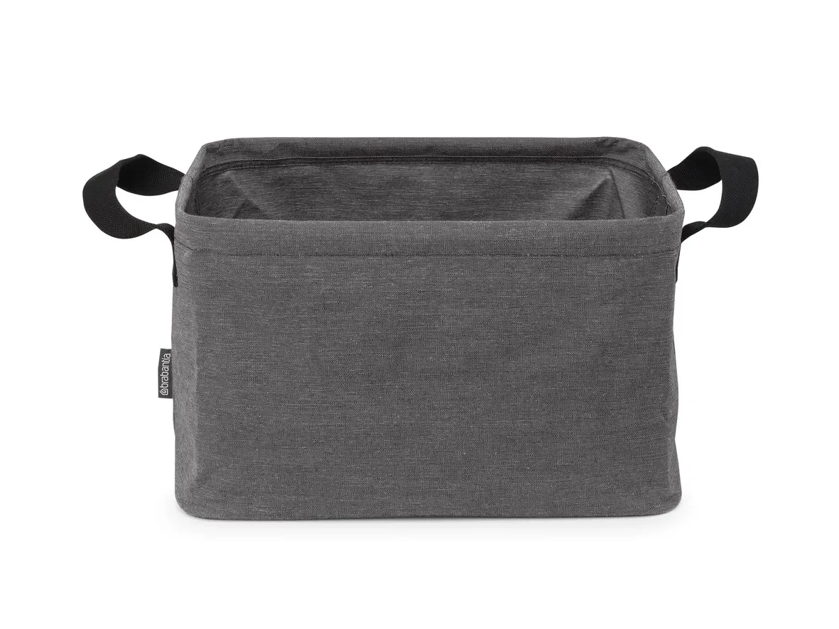 Cesto de Roupa Dobrável 35 Litros Brabantia Pimenta Preta