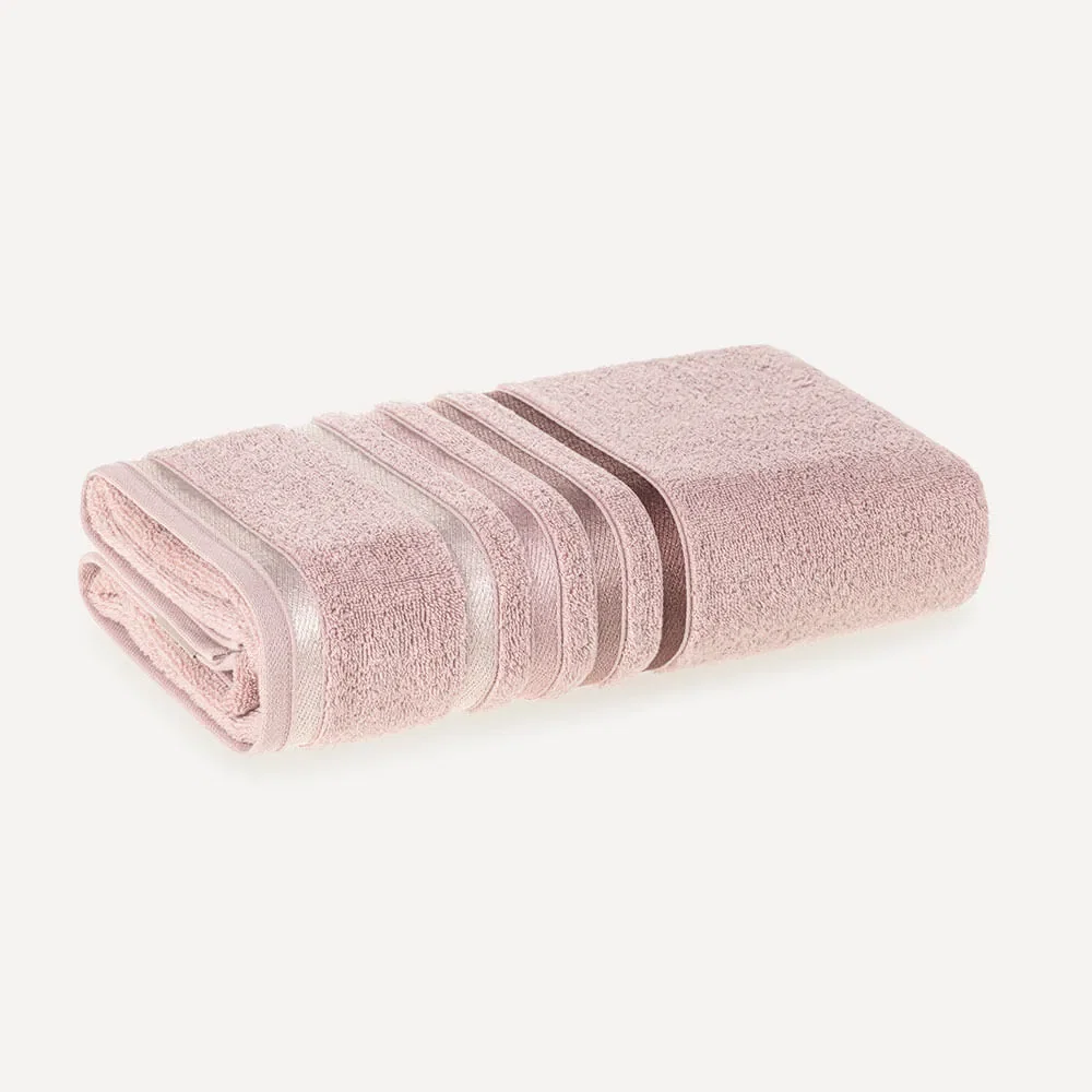 Toalha Fio Penteado Lumina Rosé / Rosa