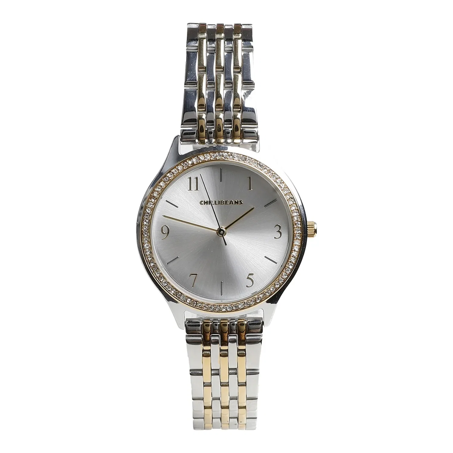 Relógio Analógico Feminino Chilli Beans Metal Prata Dourado — imagem 1