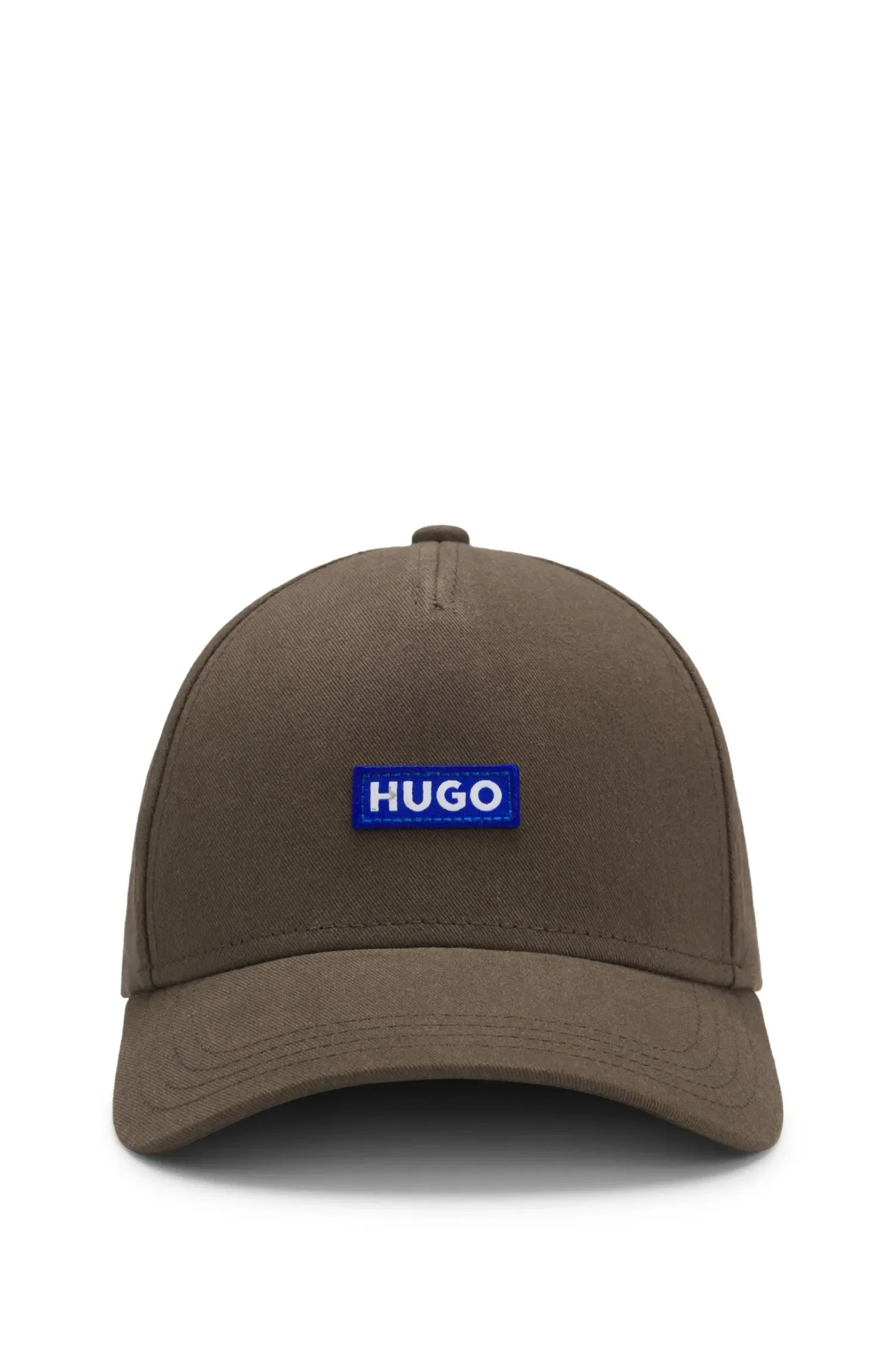 Boné De Algodão Com Emblema De Logo