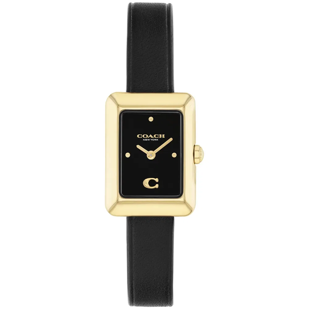 Relógio Coach Mara Feminino em Couro Preto 14504616 — imagem 1