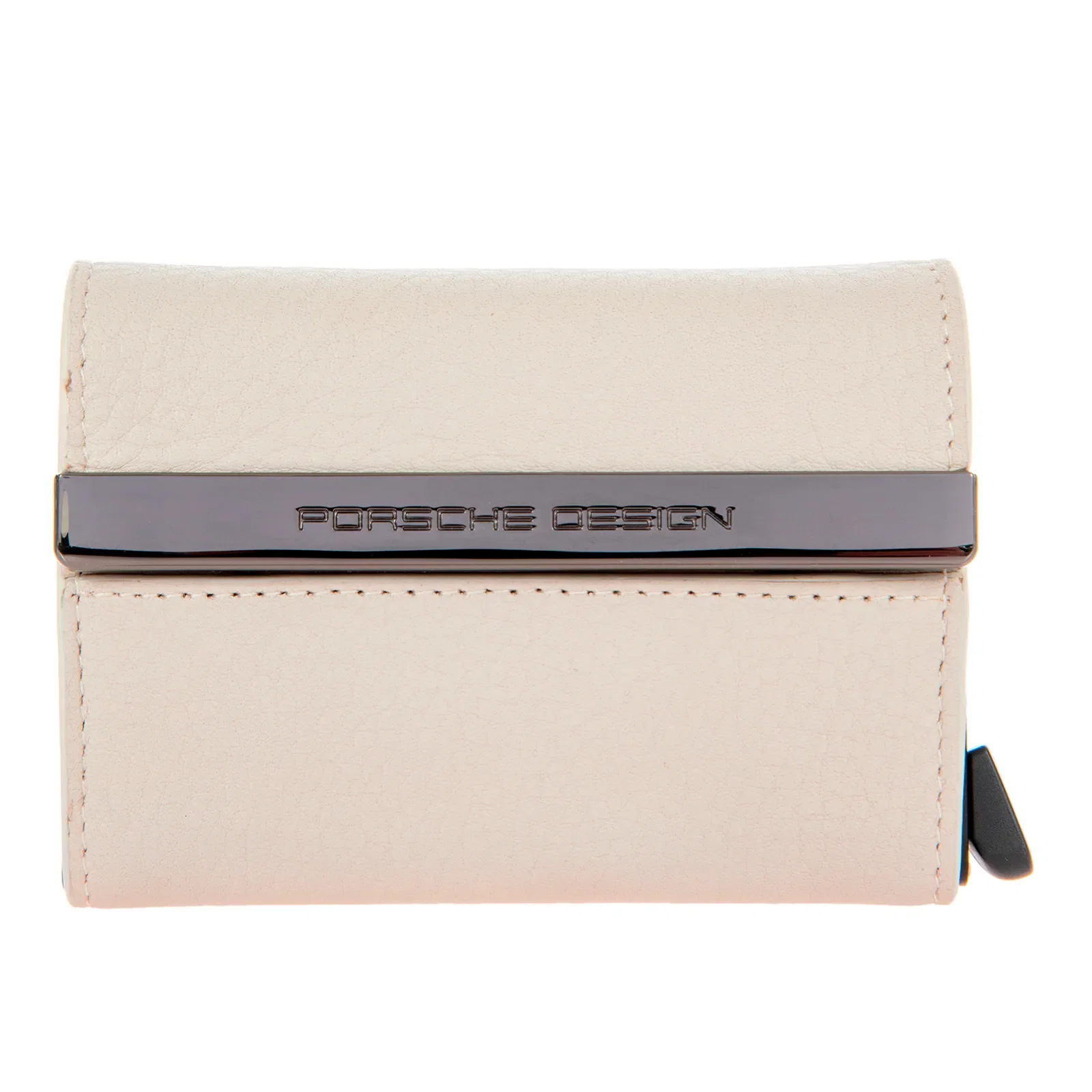 Porta Cartão Porsche Design Fibra De Carbono Aluminio Branco Ose09800.008