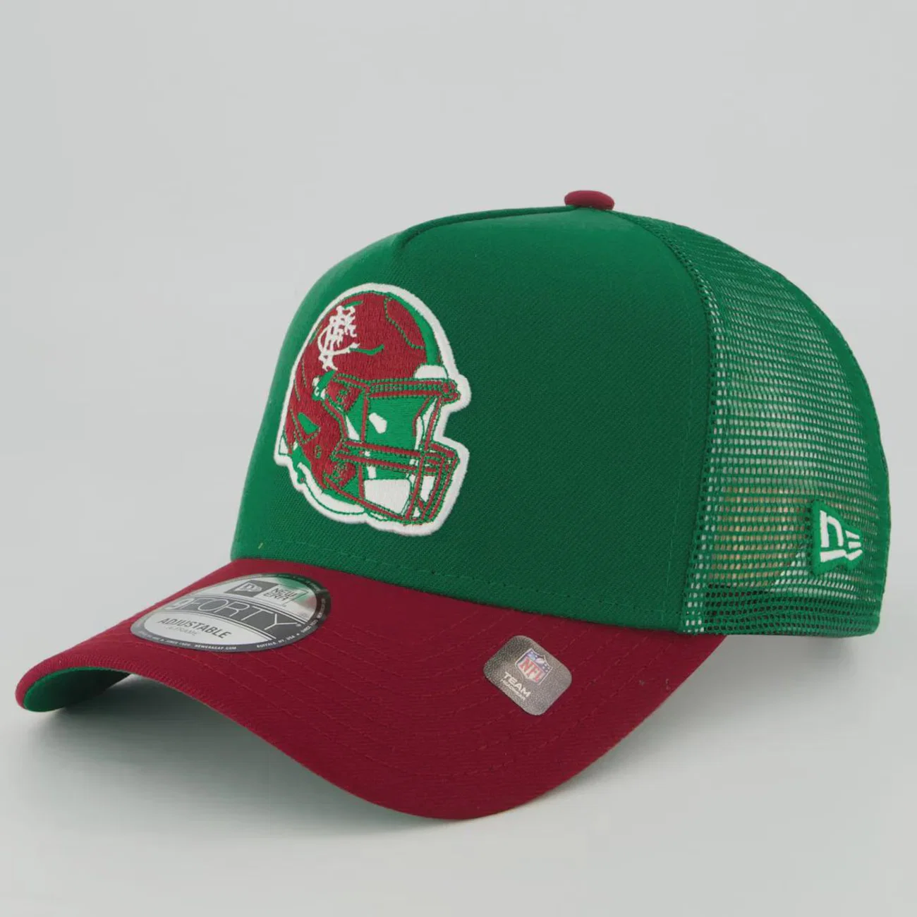 Boné Unissex New Era Fluminense 940 NFL Brasil Game 2026 Helmet Aba Curva