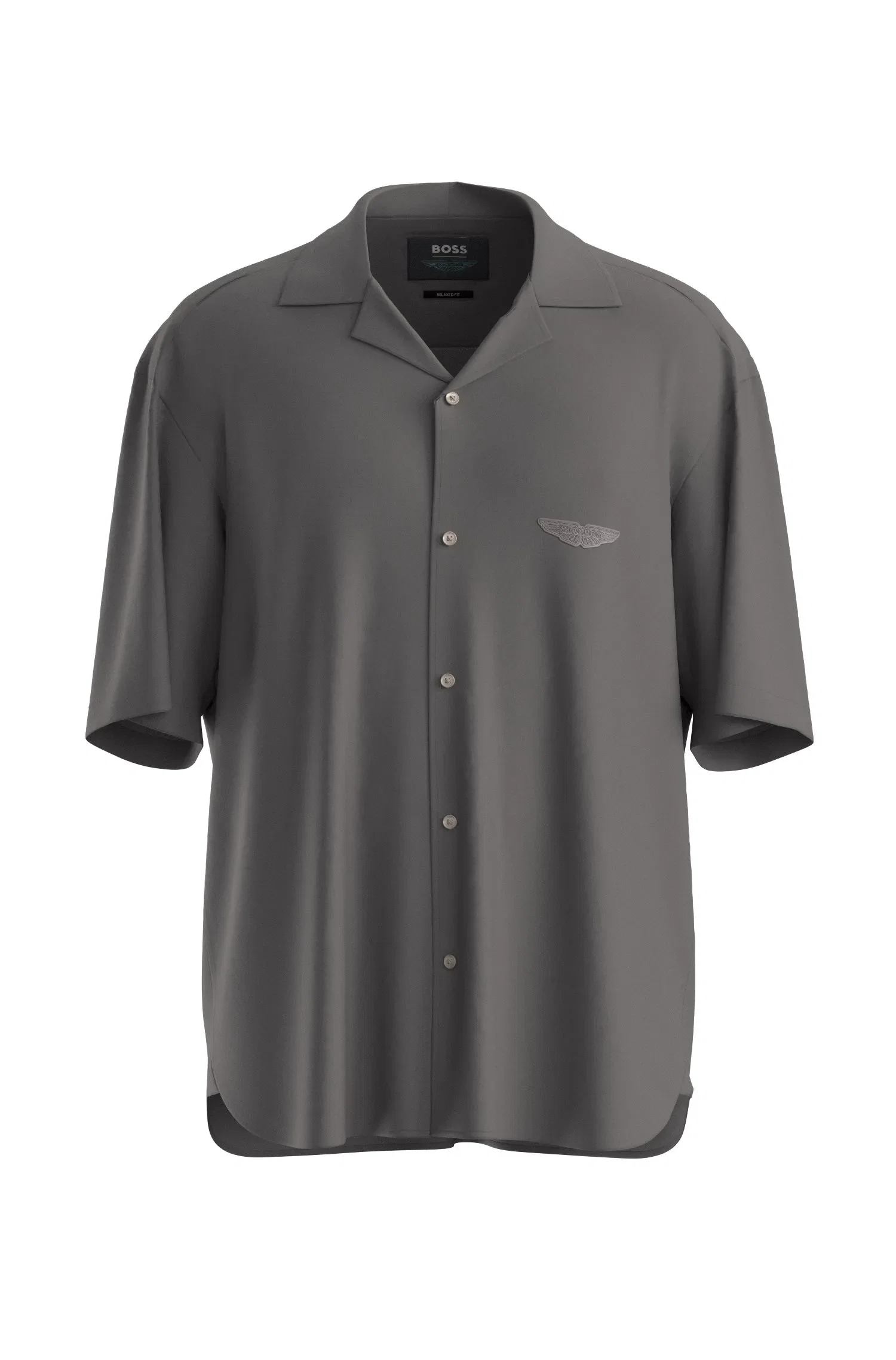 Camisa BOSS X Aston Martin De Algodão E Seda