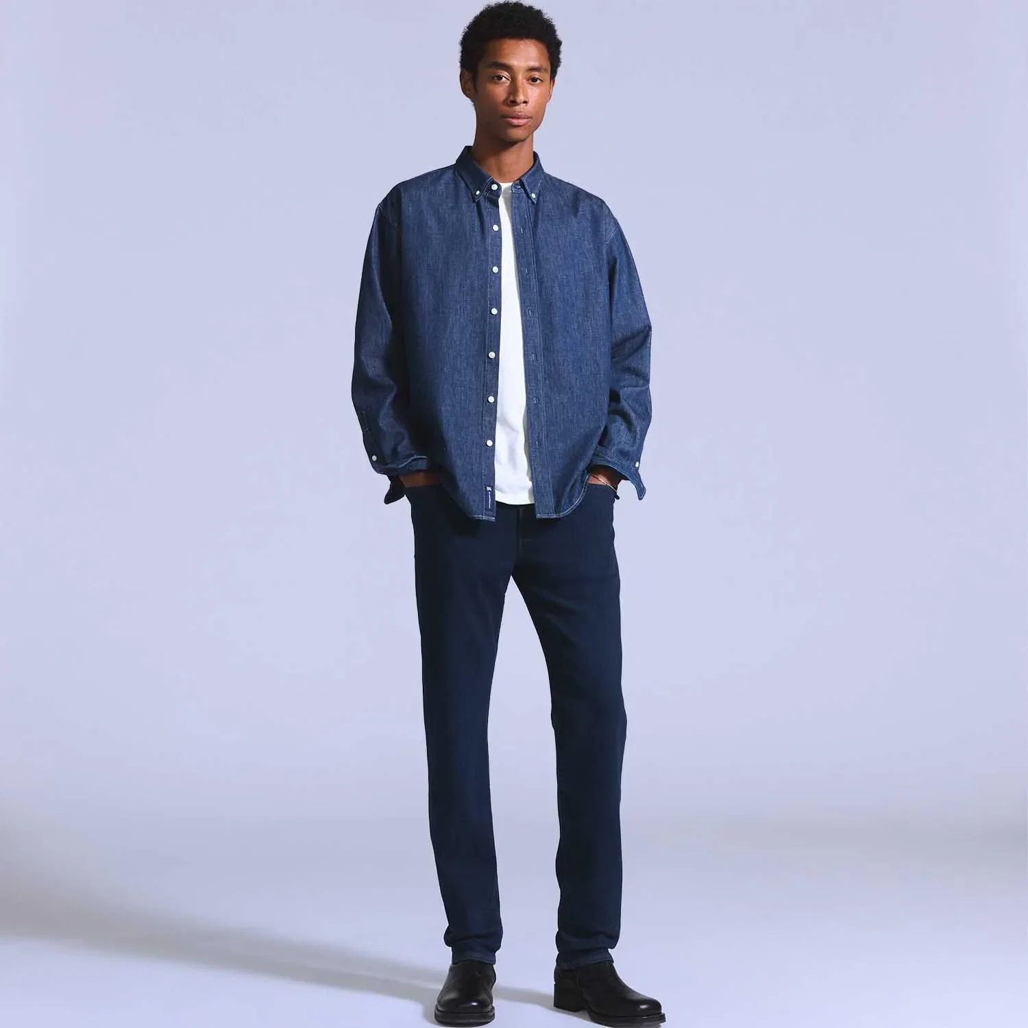 Calça Jeans Levi's® Blue Tab 502® Taper Lavagem Escura — imagem 1