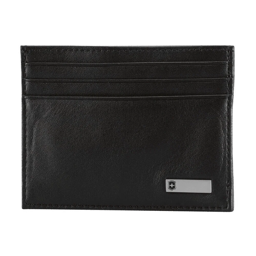 Porta-Cartões Victorinox Swiss Army Sapporo Masculino Couro Preto - 30165401
