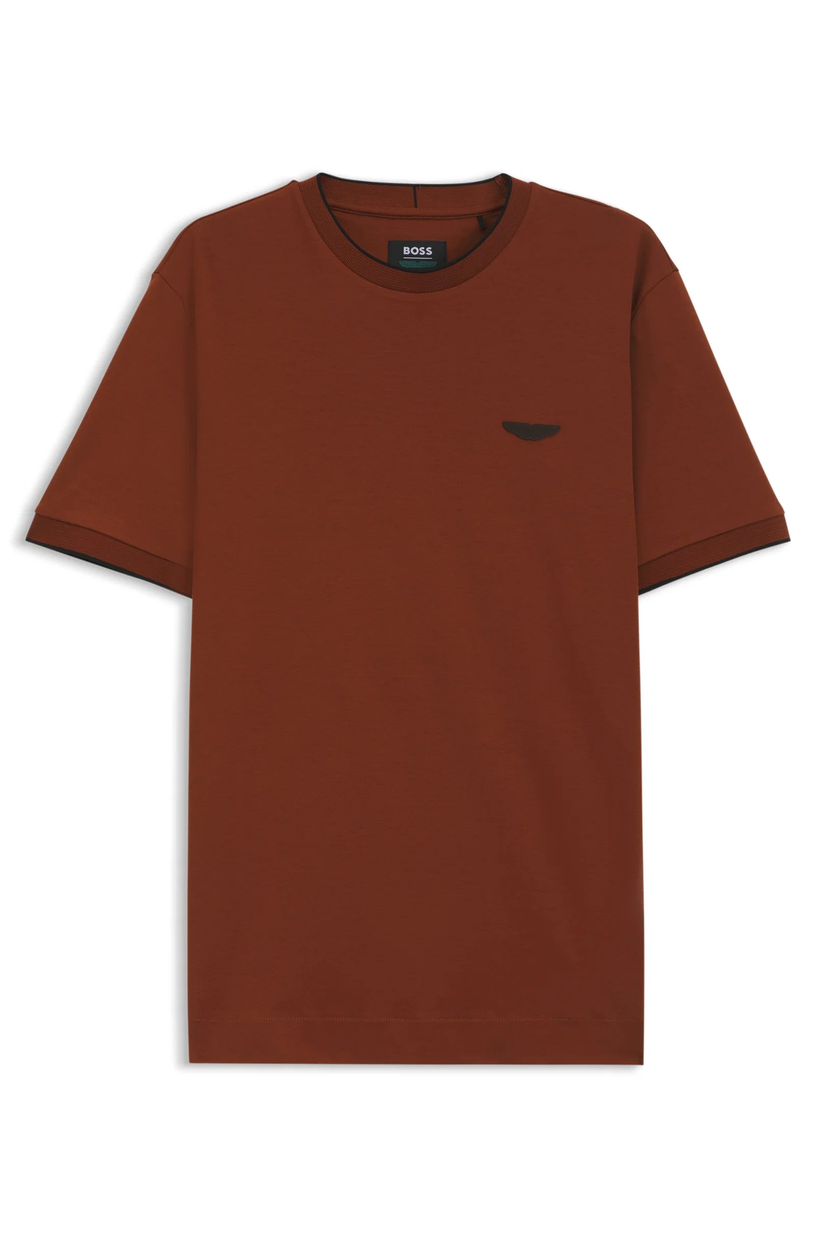 Camiseta BOSS x Aston Martin Em Algodão Mercerizado