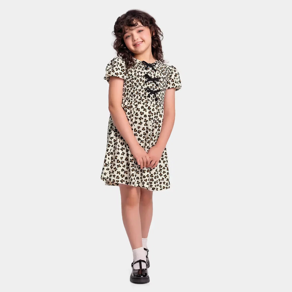 Vestido em malha florence animal print com lastex