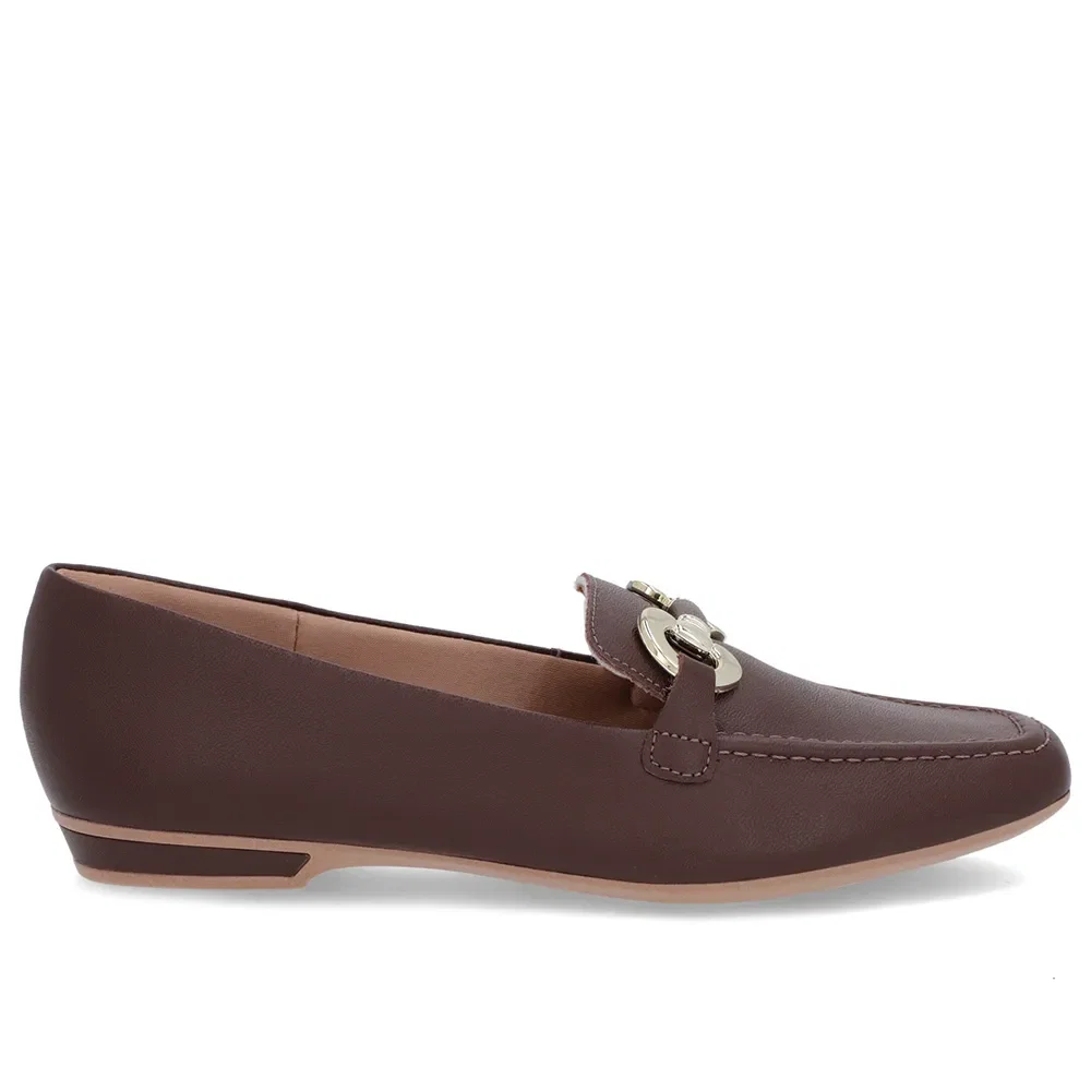 Loafer Marrom Pinhão Couro Bridão — imagem 1