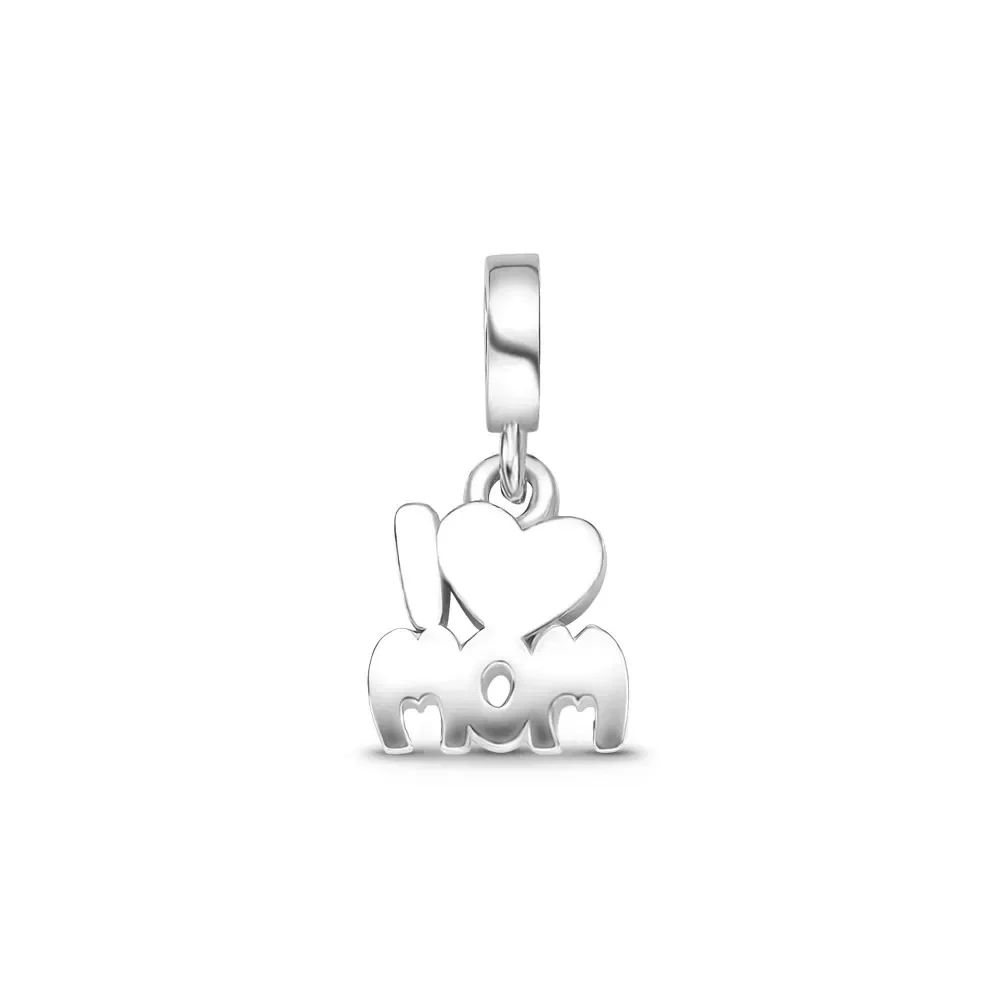 Pingente Life Mama I Love My Mom em Prata 925 — imagem 1
