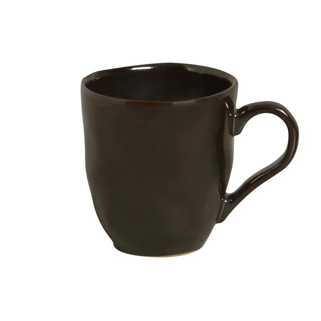 Caneca Geo Orgânico 273ml em Cerâmica Porto Brasil Marrom — imagem 1