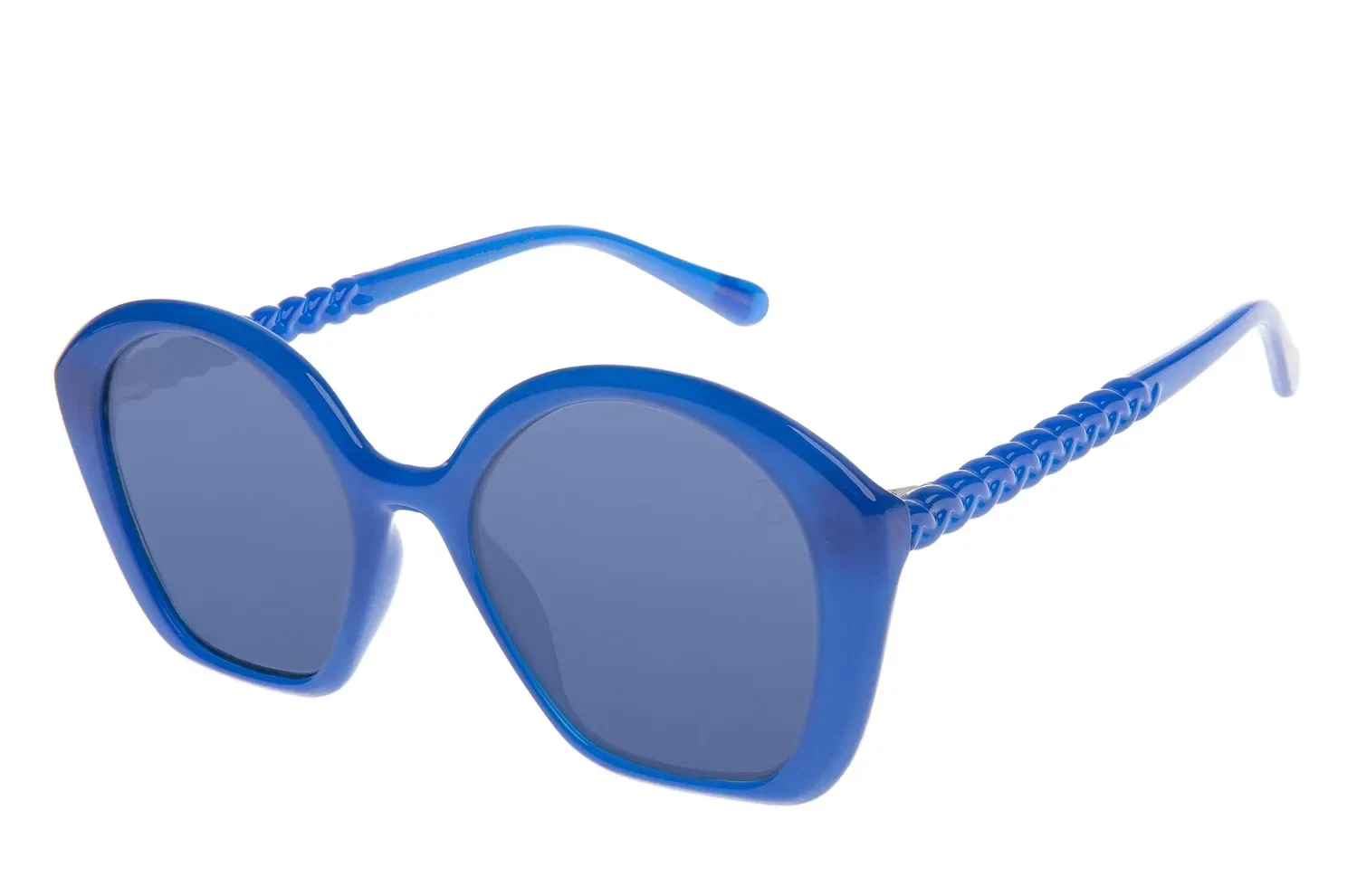 Óculos de Sol Infantil Feminino Fini Quadrado Azul