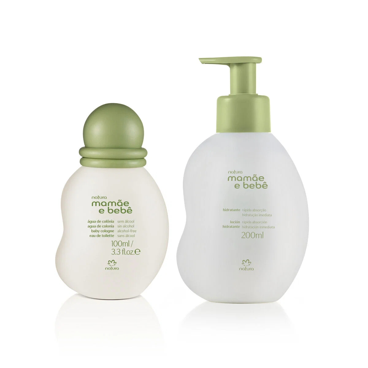 Kit Mamãe e Bebê Loção Hidratante e Água de Colônia 2 produtos