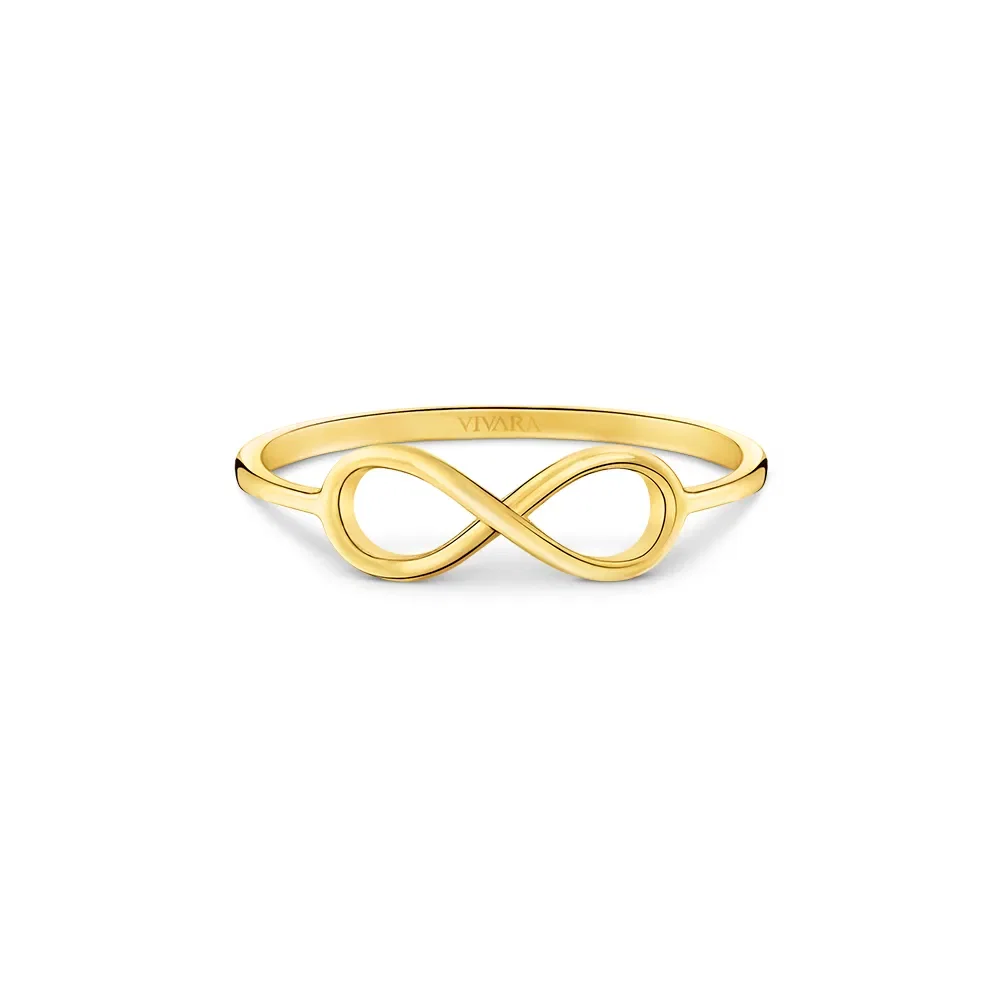Anel Teen Infinito em Ouro Amarelo 18k — imagem 1