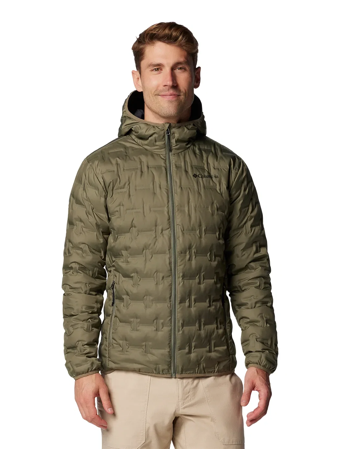 Jaqueta Down Columbia Masculina Delta Ridge™ II com Capuz — imagem 1