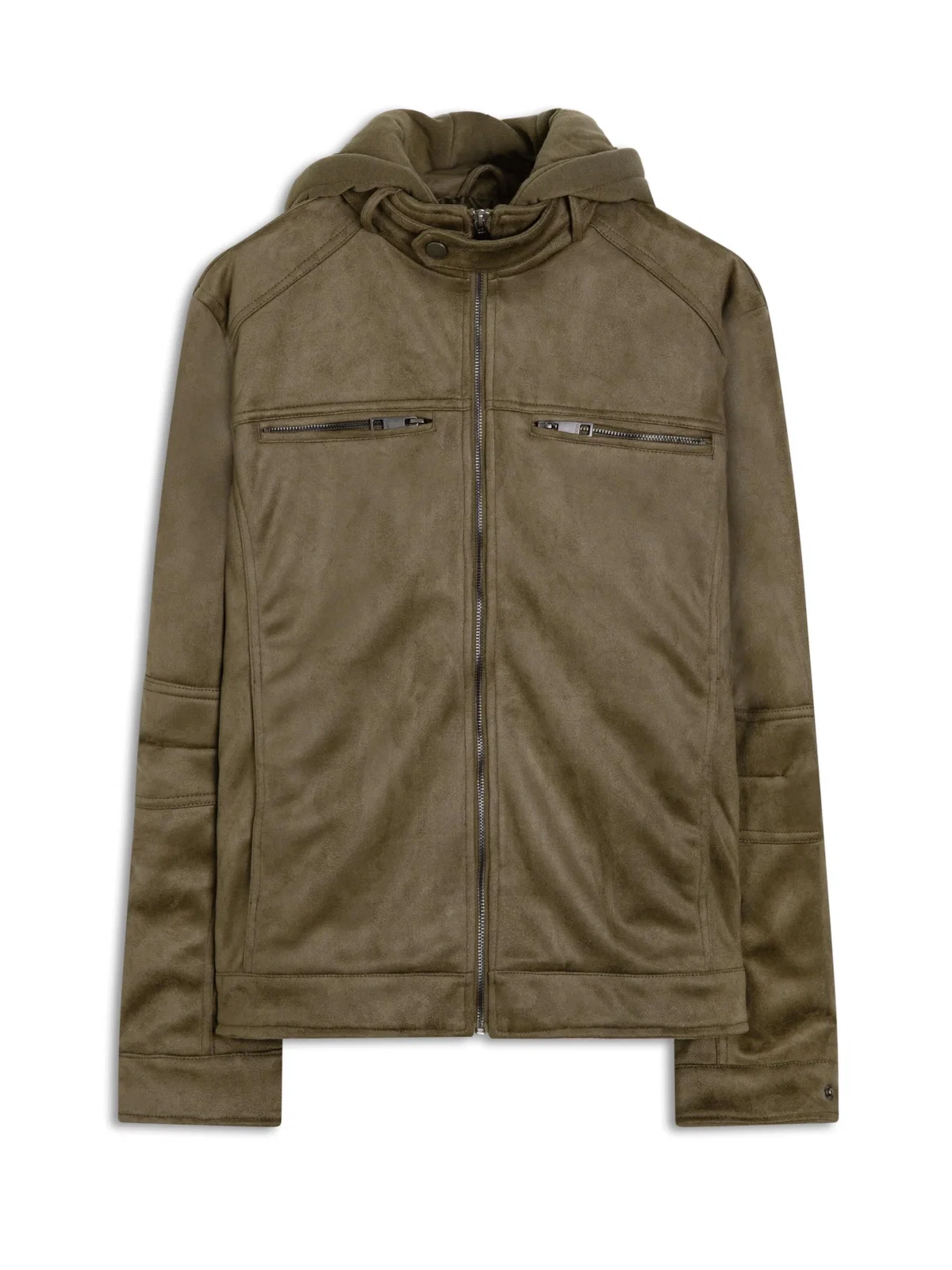 Jaqueta Ellus Rider With Hood Dark Brown — imagem 1