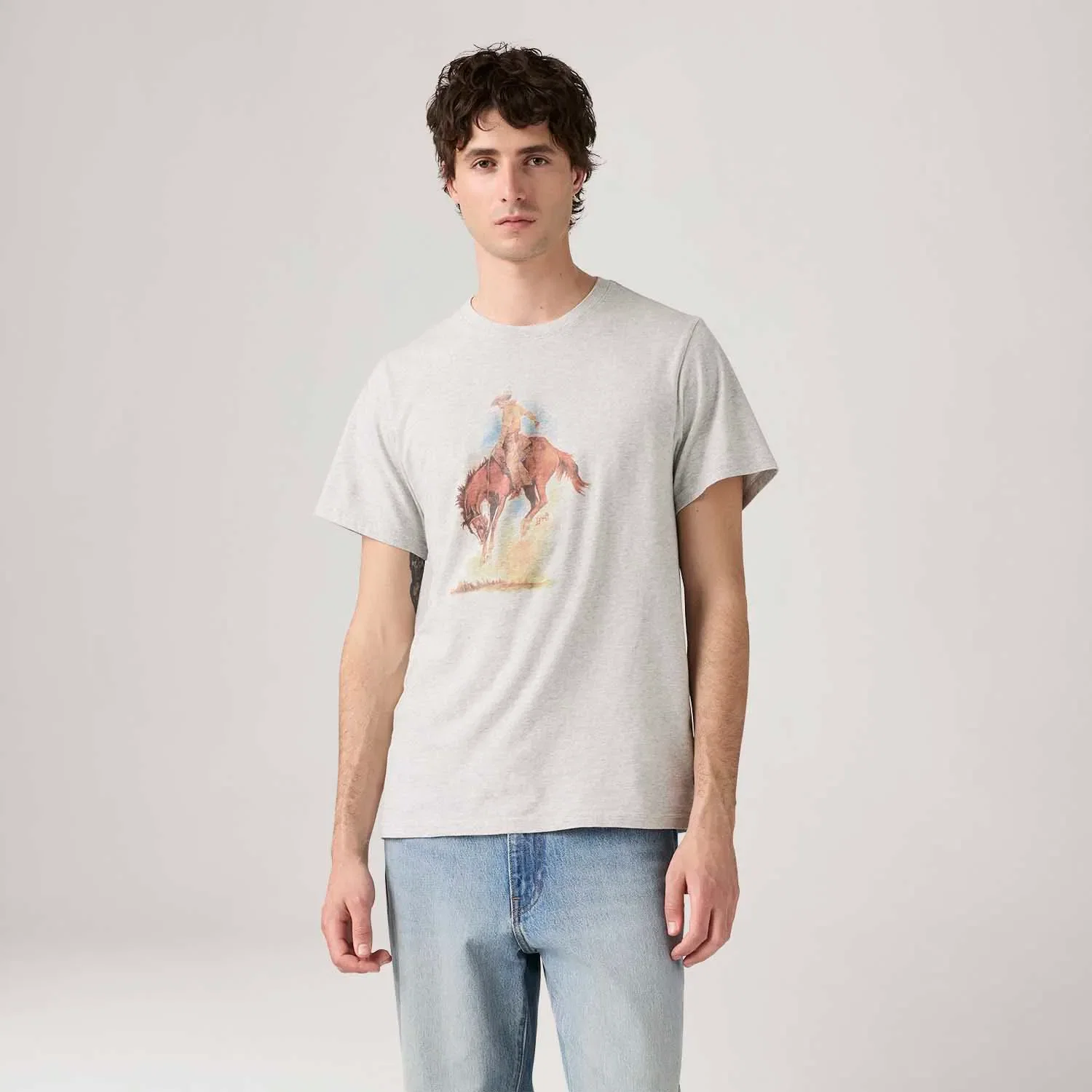 Camiseta Levi's® Relaxed Cinza