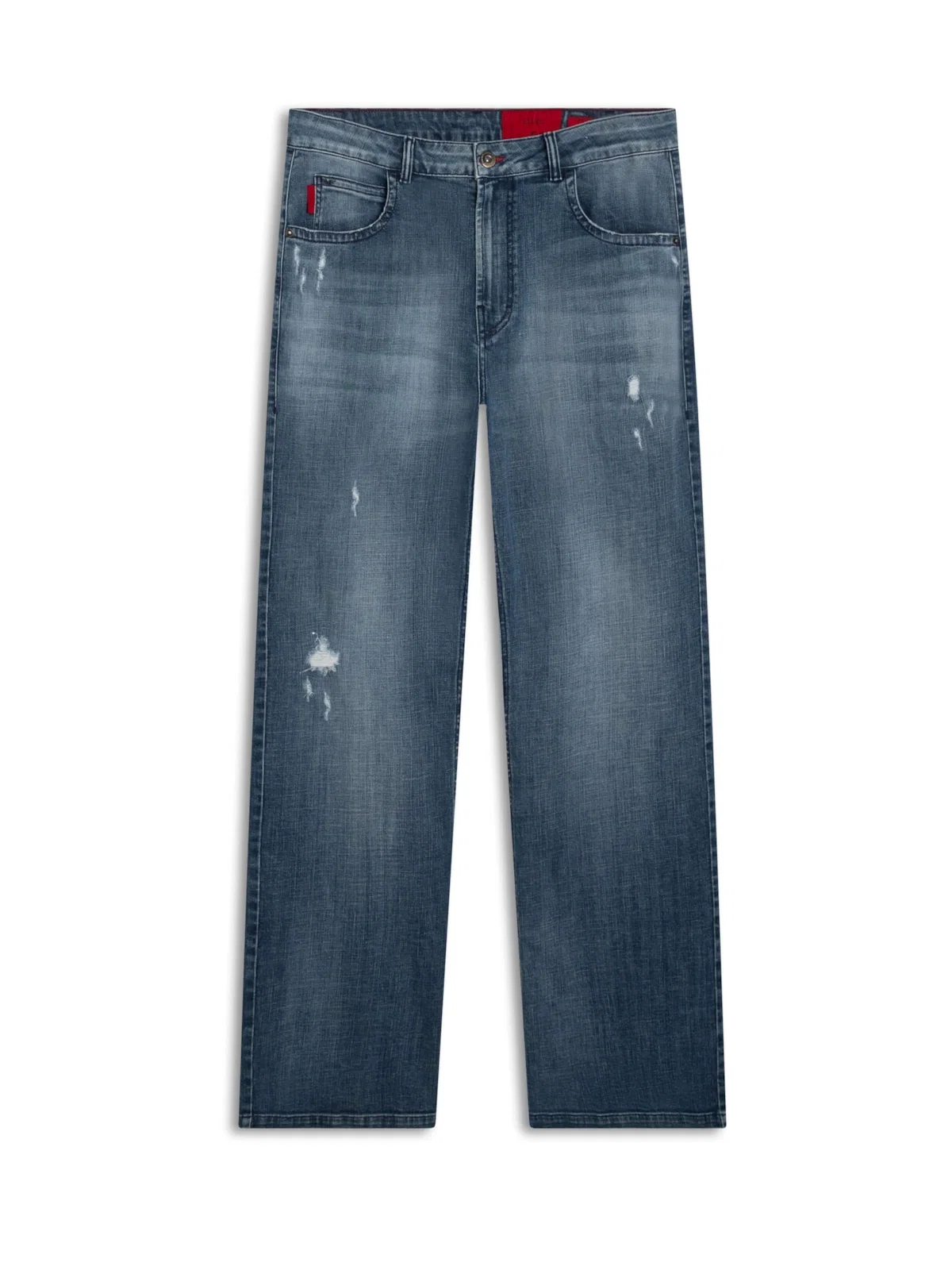 Calça Cross Denim Skate 1817 Lav.Medio C/Pince+pu — imagem 1