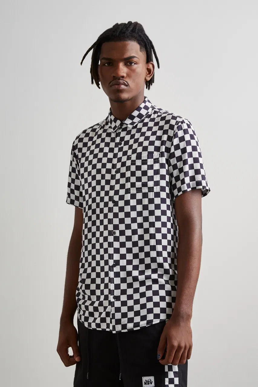Camisa Estampada Checked Rsv + Felix