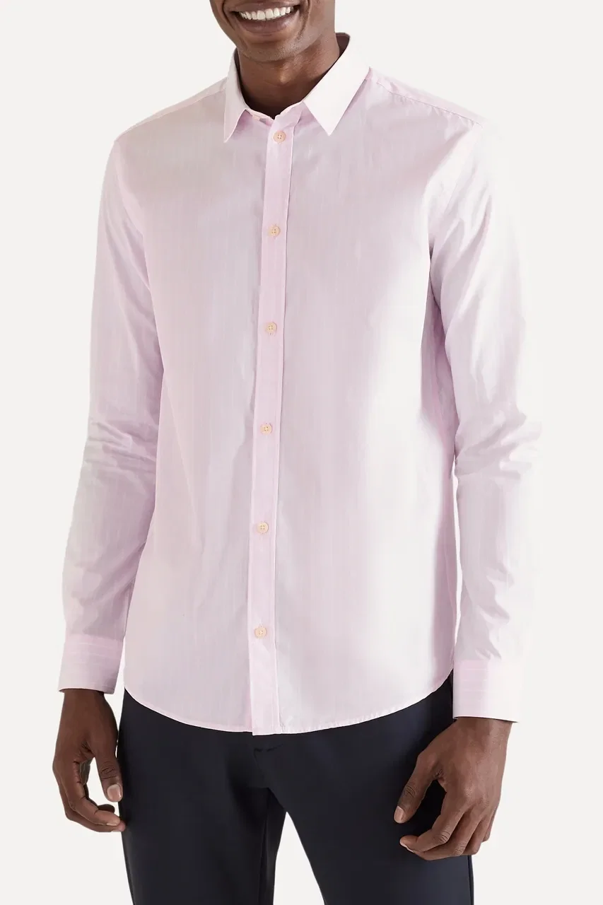 Camisa Ml Listra Fina Resiste — imagem 1