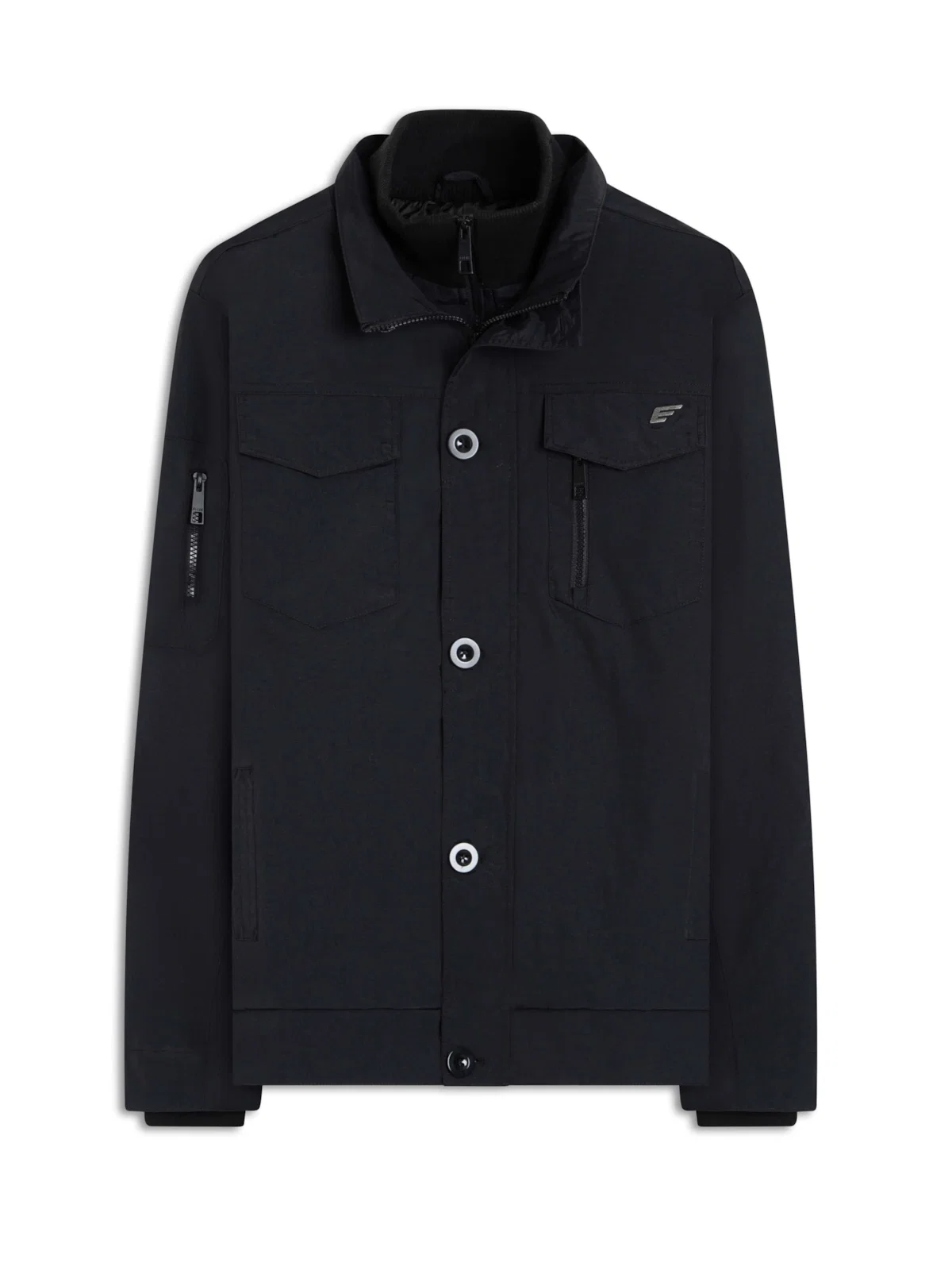 Jaqueta Ny Twill Pockets Preto — imagem 1