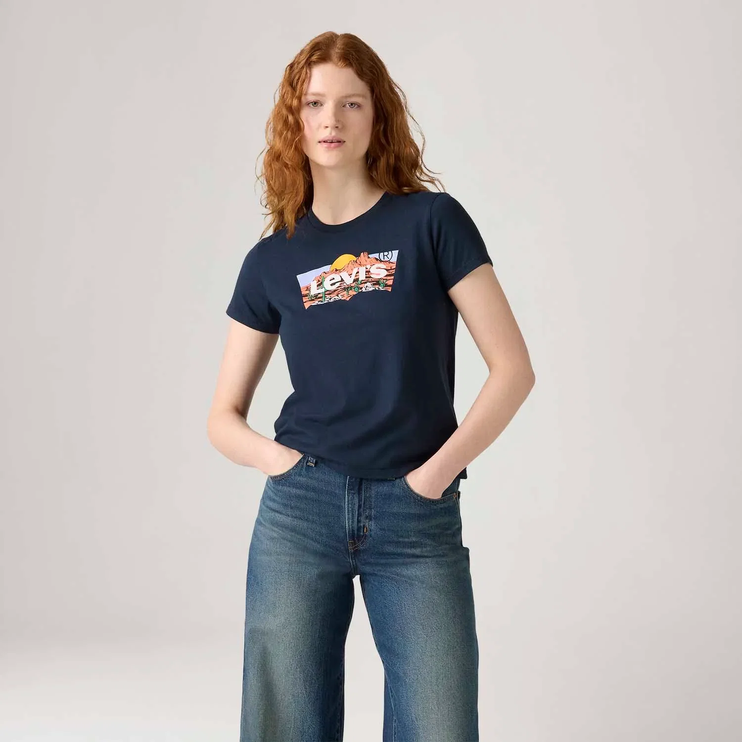 Camiseta Levi's® The Perfect Tee Azul