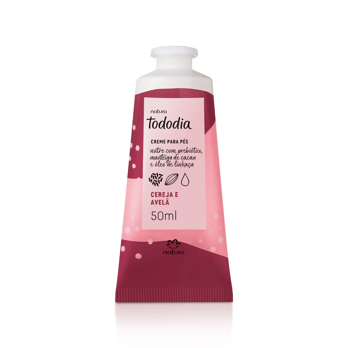Creme Nutritivo para os Pés Tododia Cereja e Avelã 50 ml