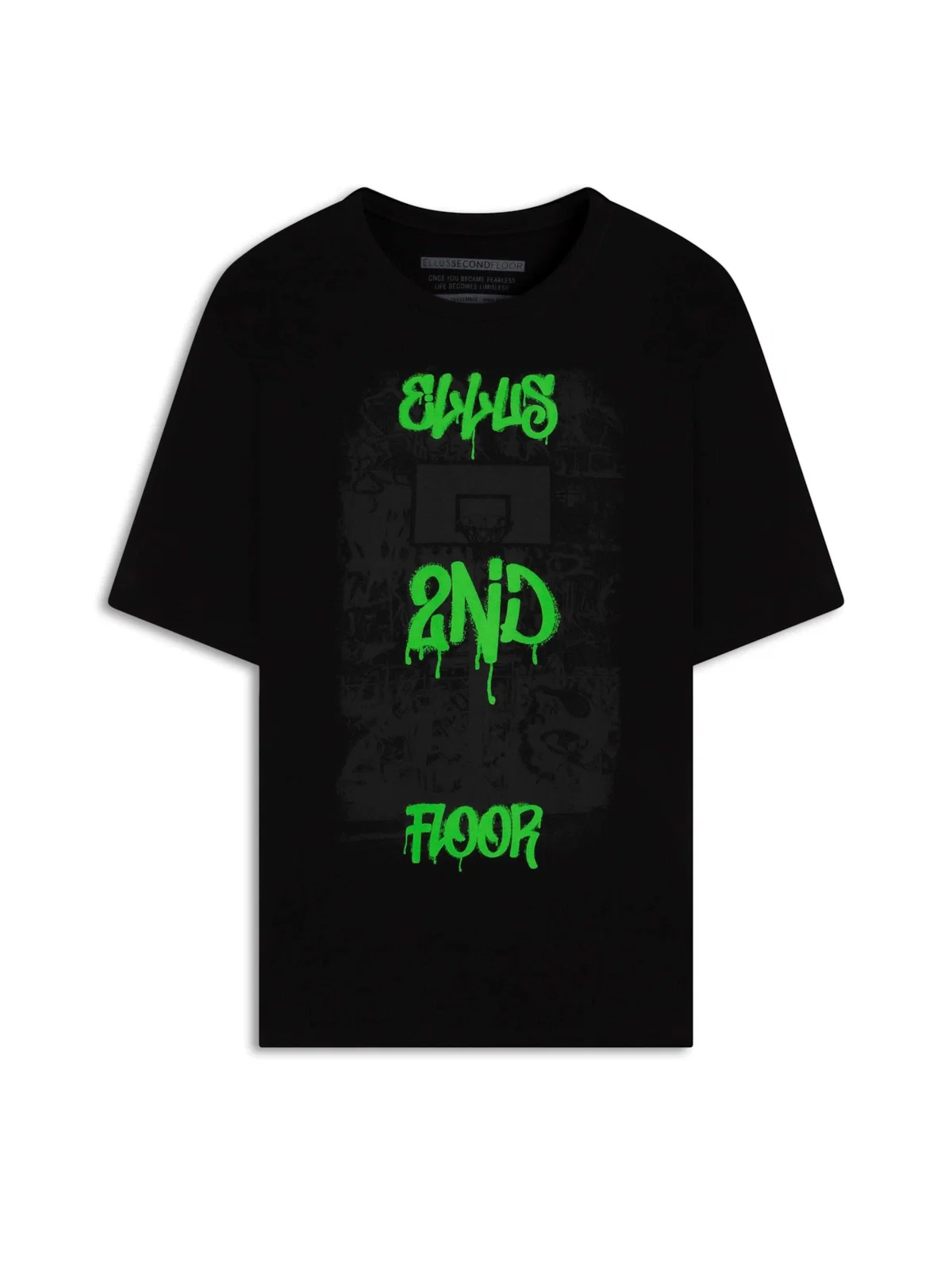 T-Shirt 2nd Floor Hoop Over Preto — imagem 1