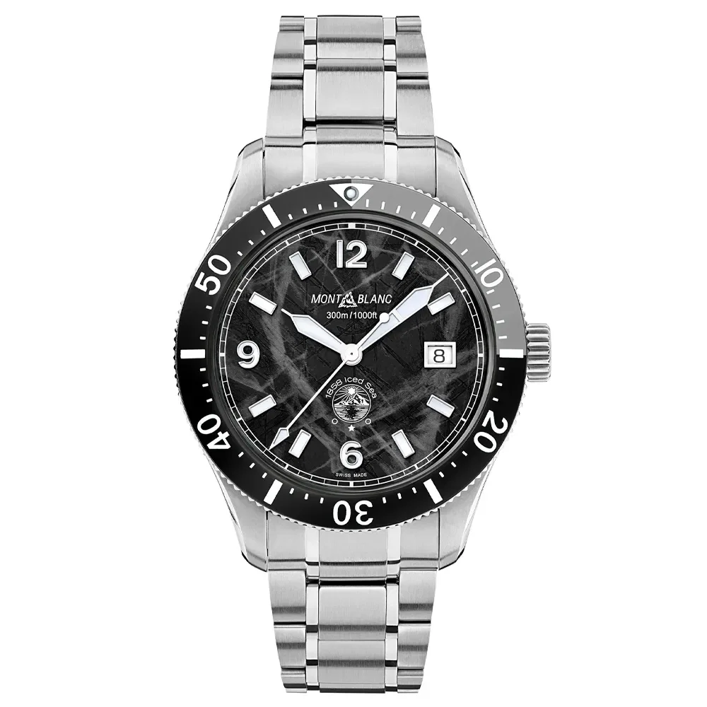 Relógio Montblanc 1858 Iced Sea Masculino 129371 — imagem 1