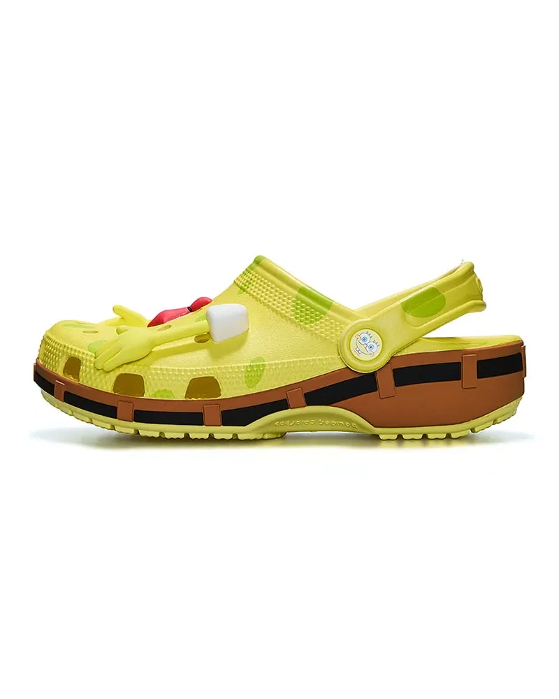Sandália Crocs Bob Esponja Classic Clog Unissex