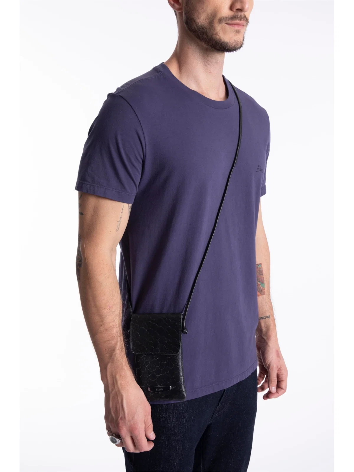 Bolsa Pouch Bag Caicos Ellus Preto — imagem 1