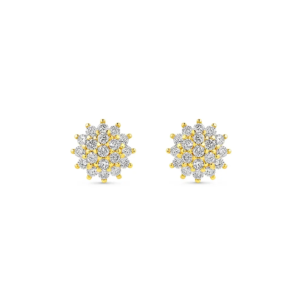 Brinco Lyra em Ouro Amarelo 18k com Diamantes 0,49 ct — imagem 1
