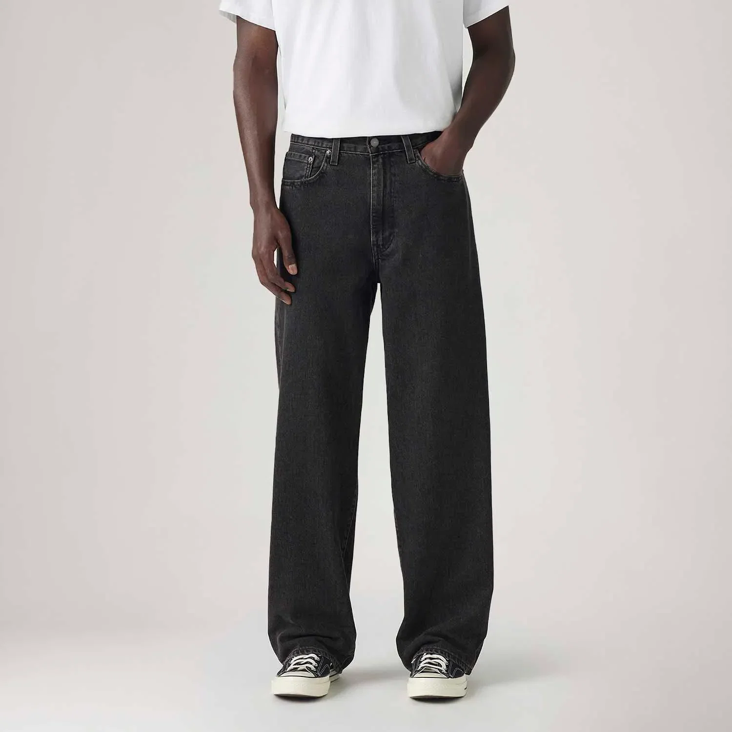 Calça Jeans Levi's® 578® Baggy Preta — imagem 1