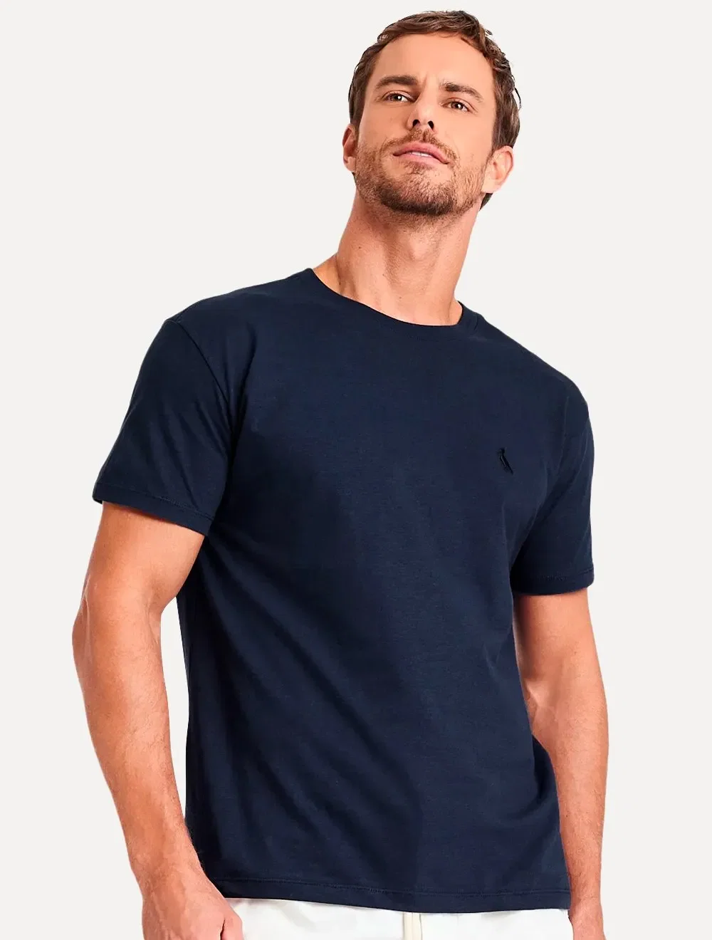 Camiseta Reserva Masculina Regular Paris Azul Marinho — imagem 1